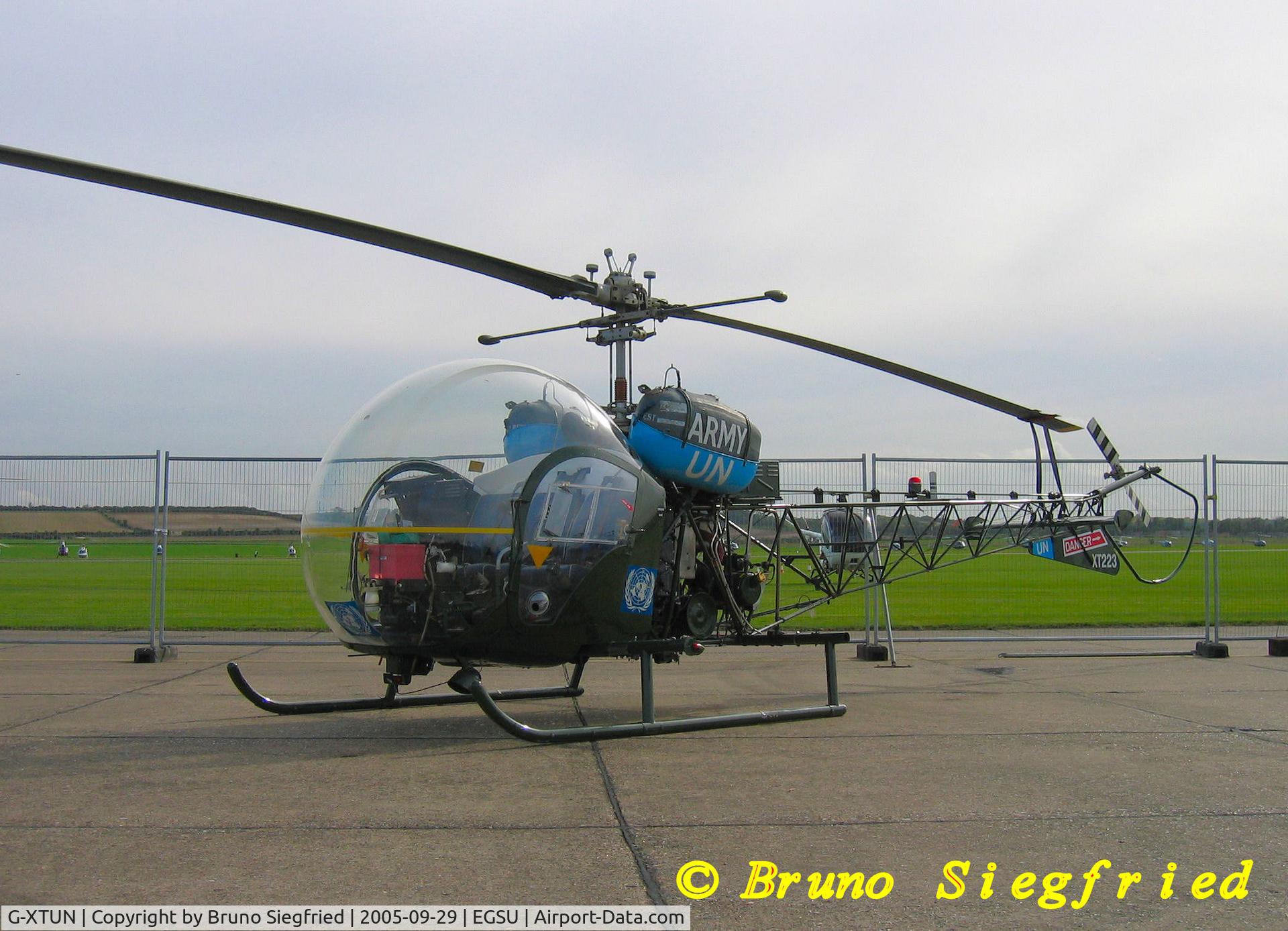 G-XTUN, 1966 Westland AB-47G-3B-1 C/N WA382, Duxford Helitech