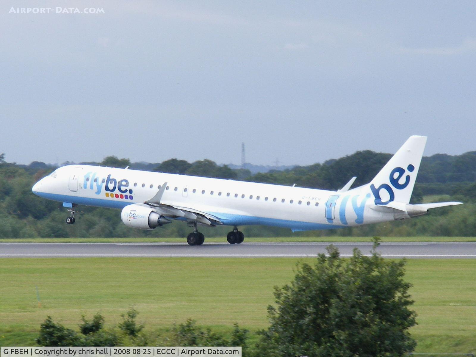 G-FBEH, 2007 Embraer 195LR (ERJ-190-200LR) C/N 19000128, Flybe