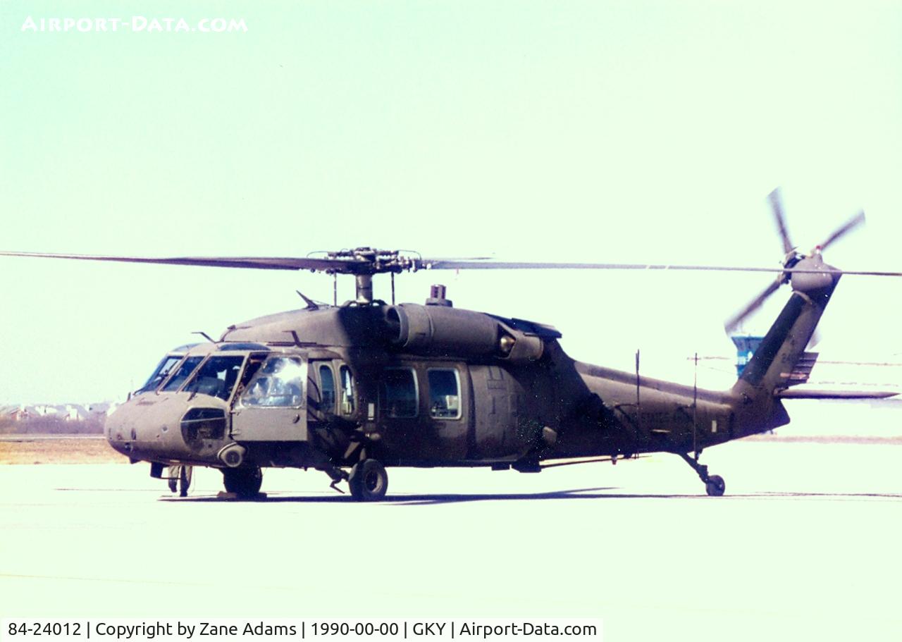 84-24012, 1984 Sikorsky UH-60A Black Hawk C/N 70.976, At Arlington Municipal
