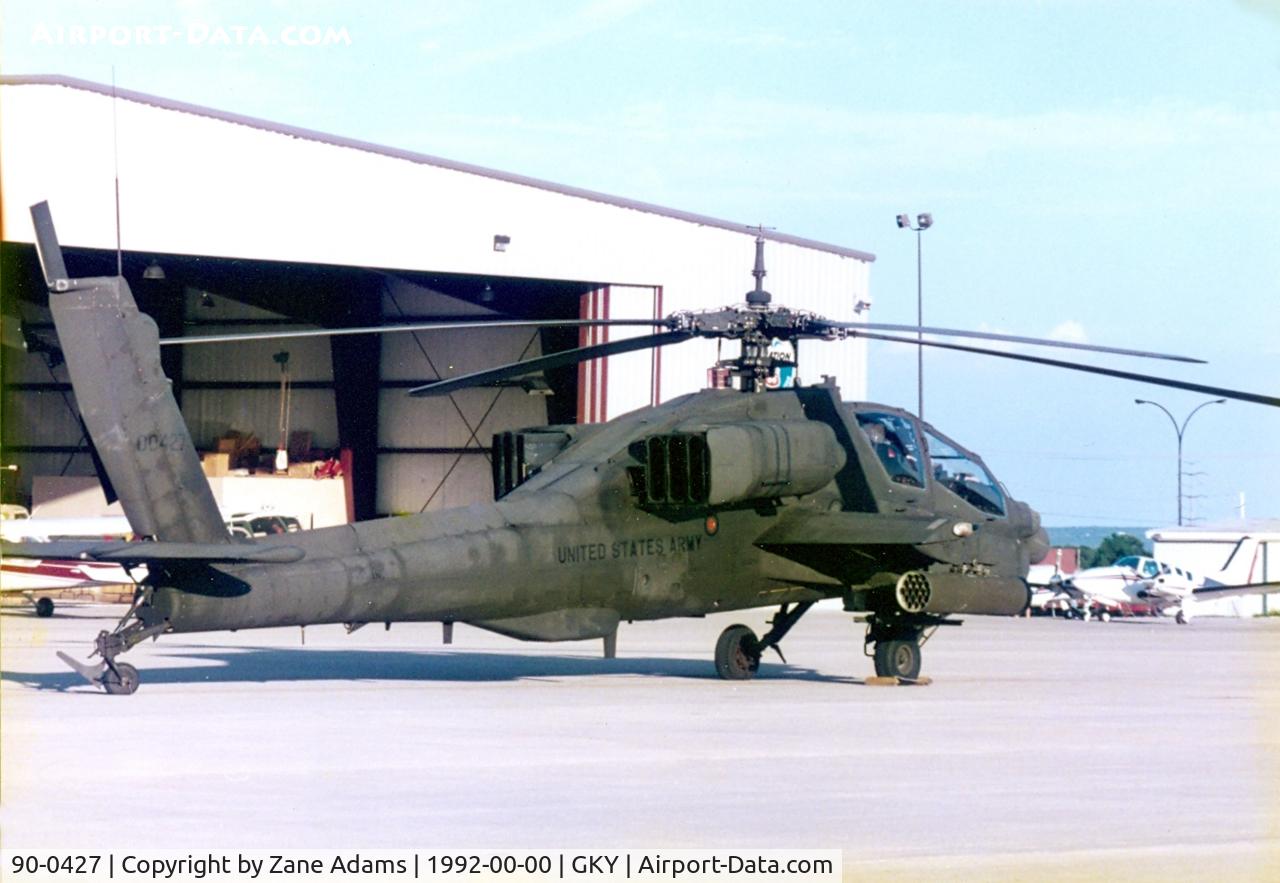90-0427, 1990 McDonnell Douglas AH-64A Apache C/N PV754, At Arlington Municipal