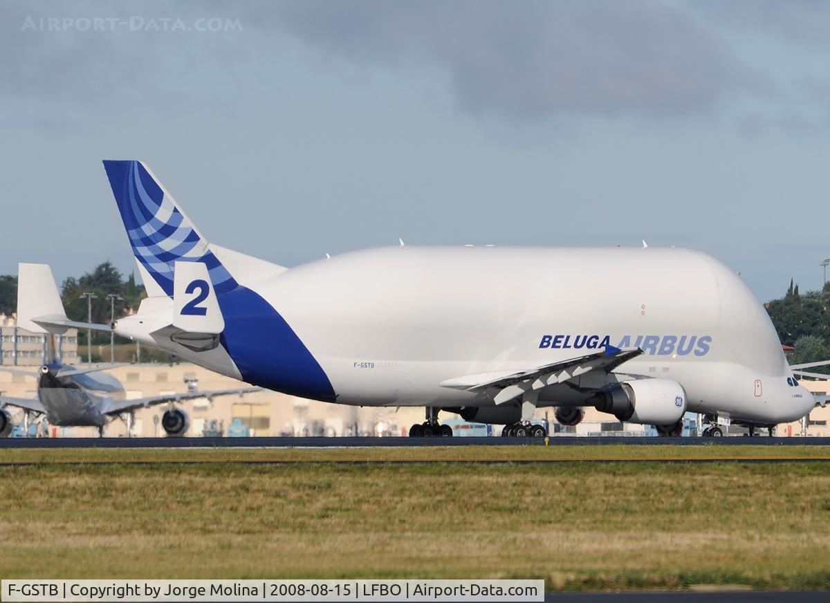 F-GSTB, 1996 Airbus A300B4-608ST Super Transporter C/N 751, Previous take off RWY 32L.