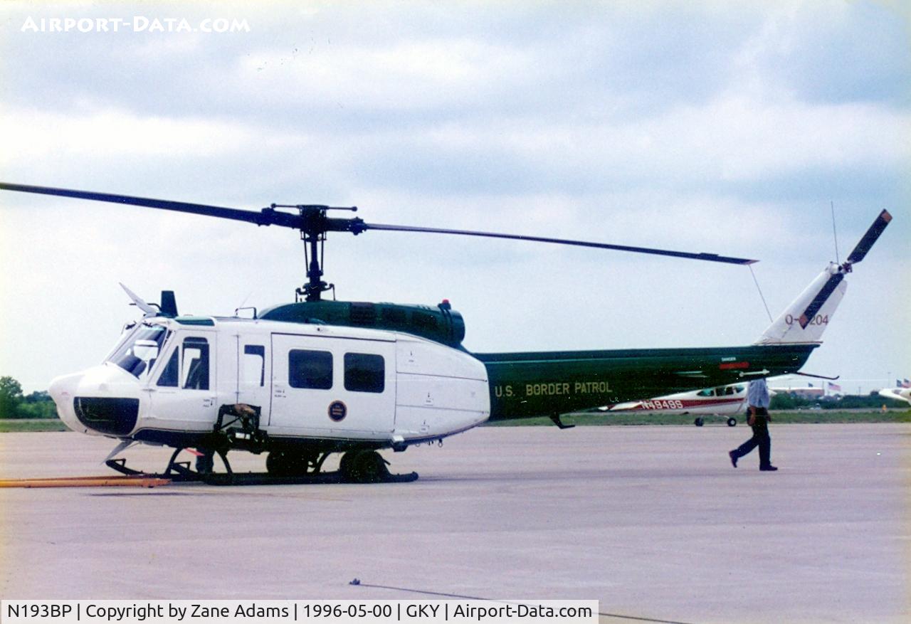 N193BP, Bell UH-1H Iroquois C/N 9402 (67-17204), At Arlington Municipal