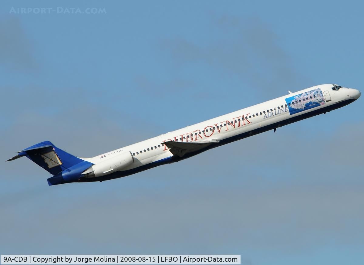 9A-CDB, 1991 McDonnell Douglas MD-83 (DC-9-83) C/N 49986, 