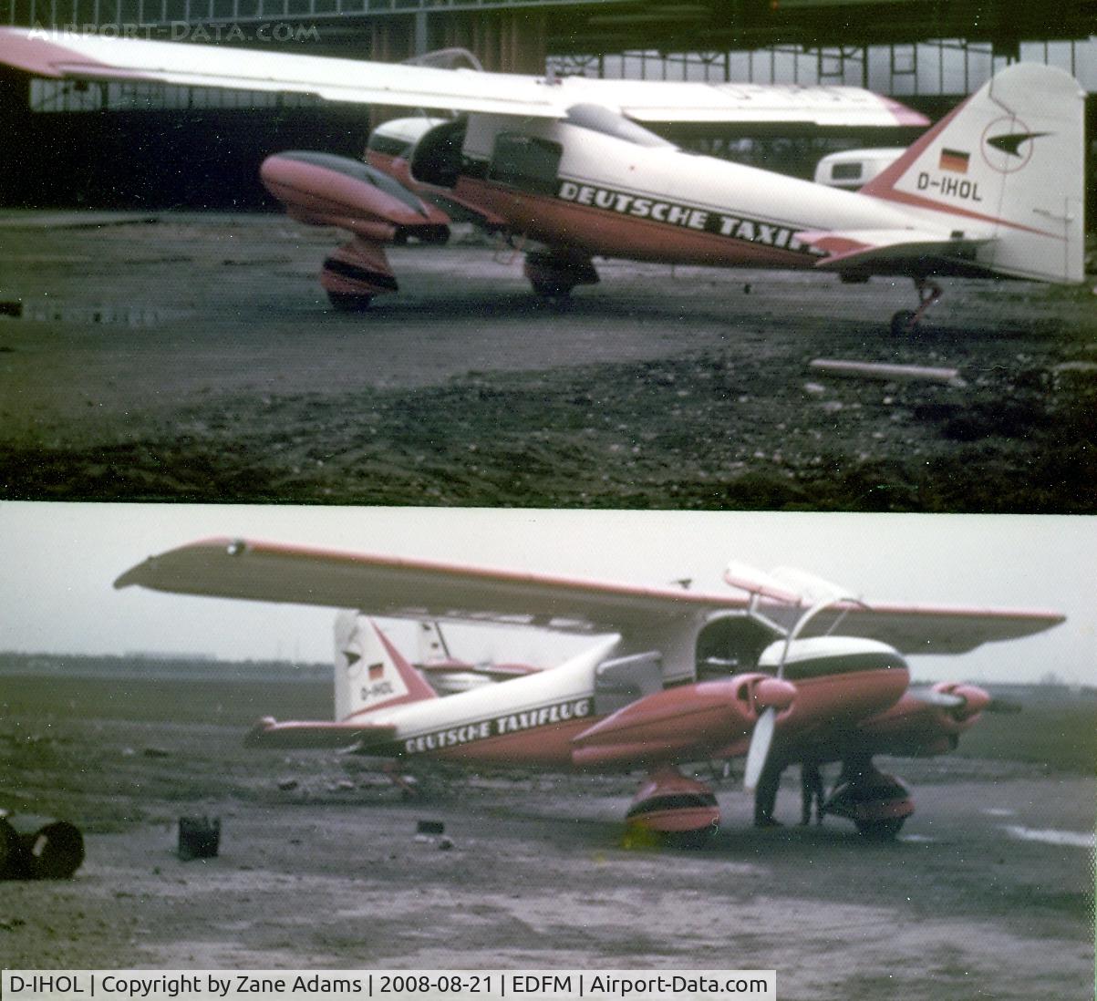 D-IHOL, 1960 Dornier Do-28A-1 C/N 3002, DO-28A-1 Deutsche Taxiflug - Nueostheim, Germany @ 1961 
