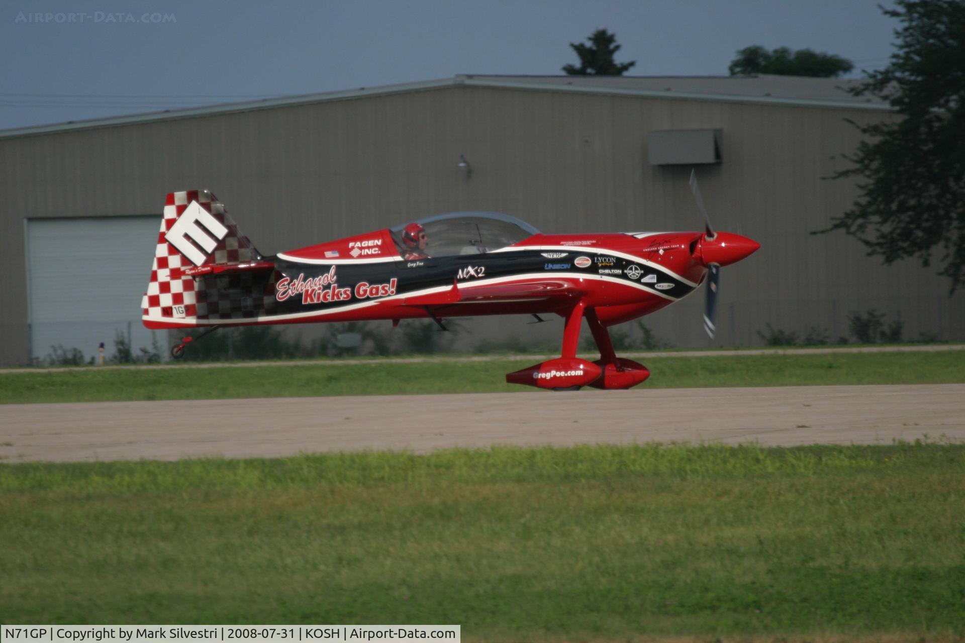 N71GP, 2007 MX Aircraft MX2 C/N 5, Oshkosh 2008