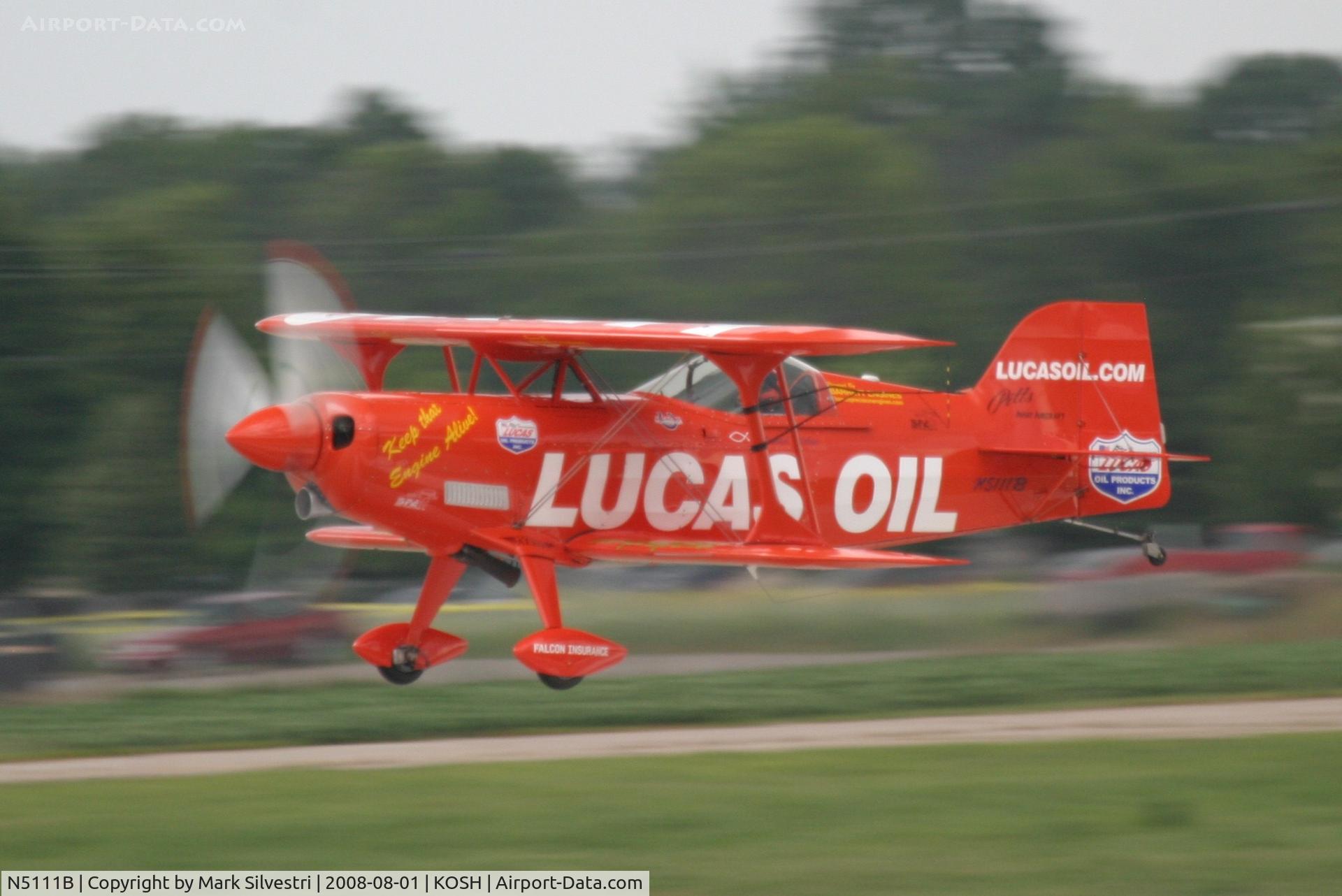 N5111B, 1998 Pitts S-1-11B Super Stinker C/N 4003, Oshkosh 2008
