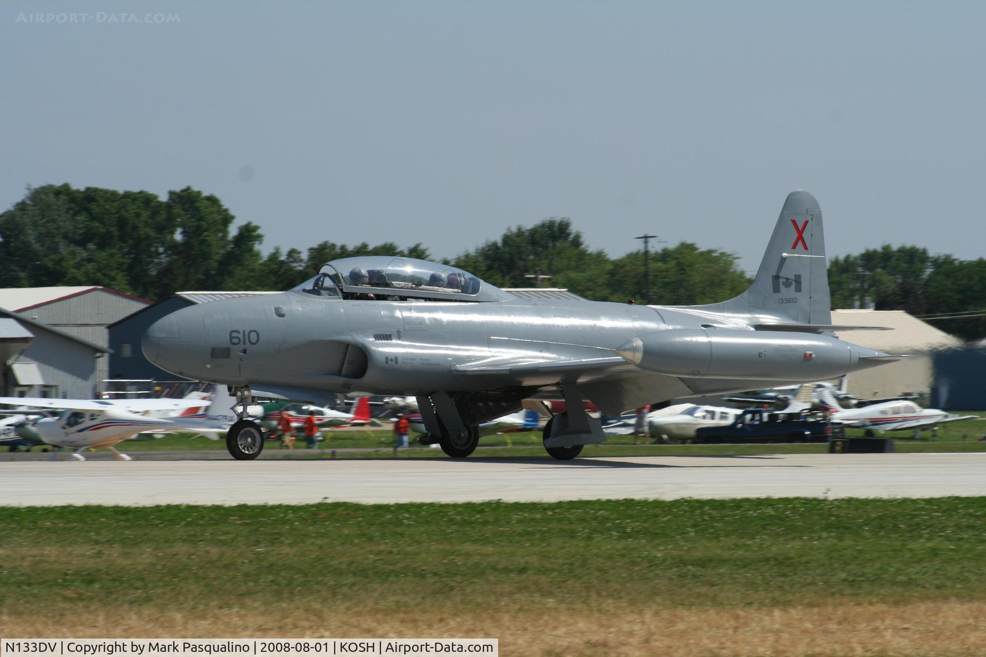 N133DV, 1959 Canadair CT-133 Silver Star 3 C/N T33-610, Canadair CT-33