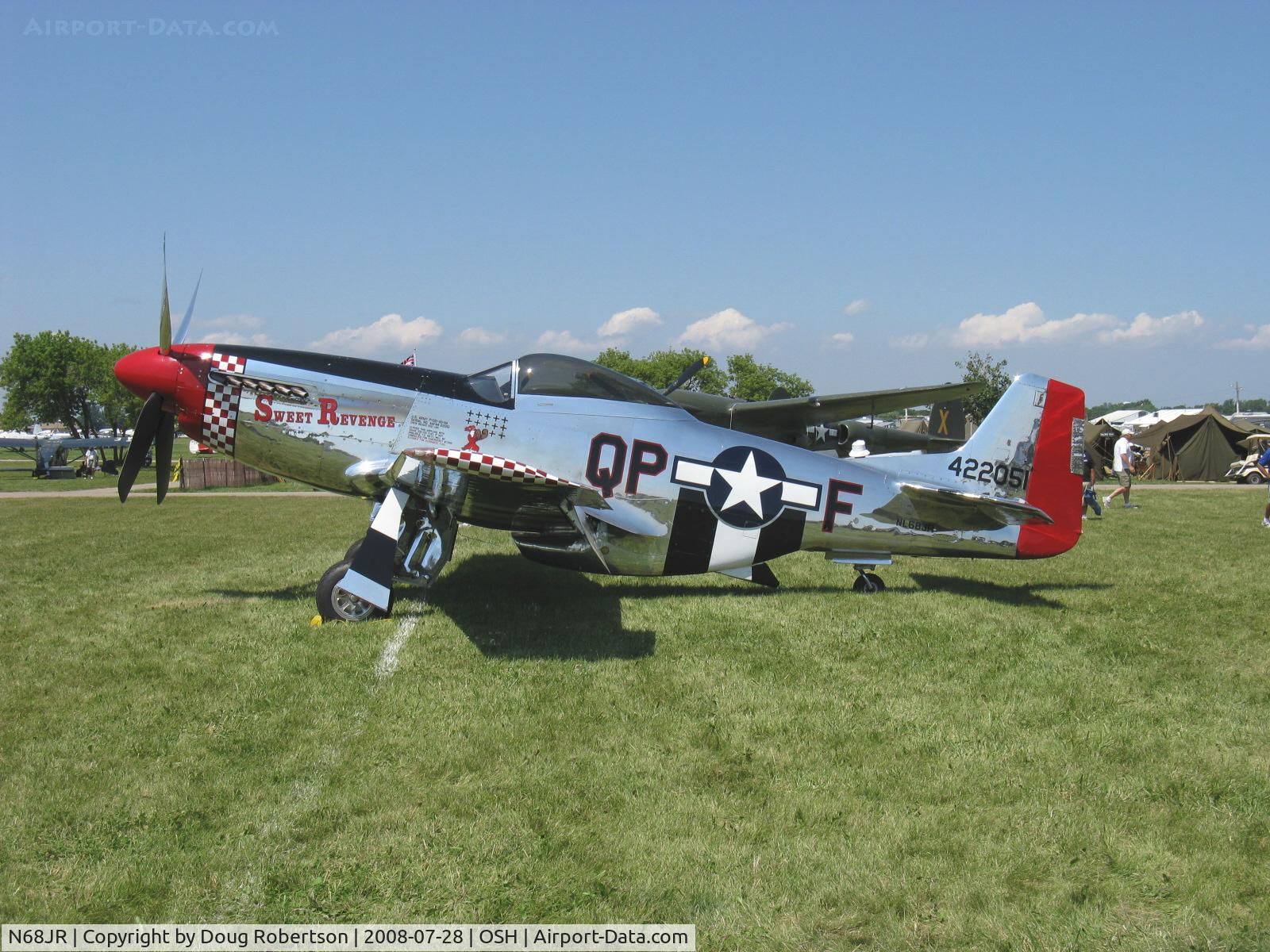 N68JR, 1944 North American P-51D Mustang C/N 44-72051, 1944 North American(Aero Classics) P-51D 'Sweet Revenge', Packard Rolls V-1650