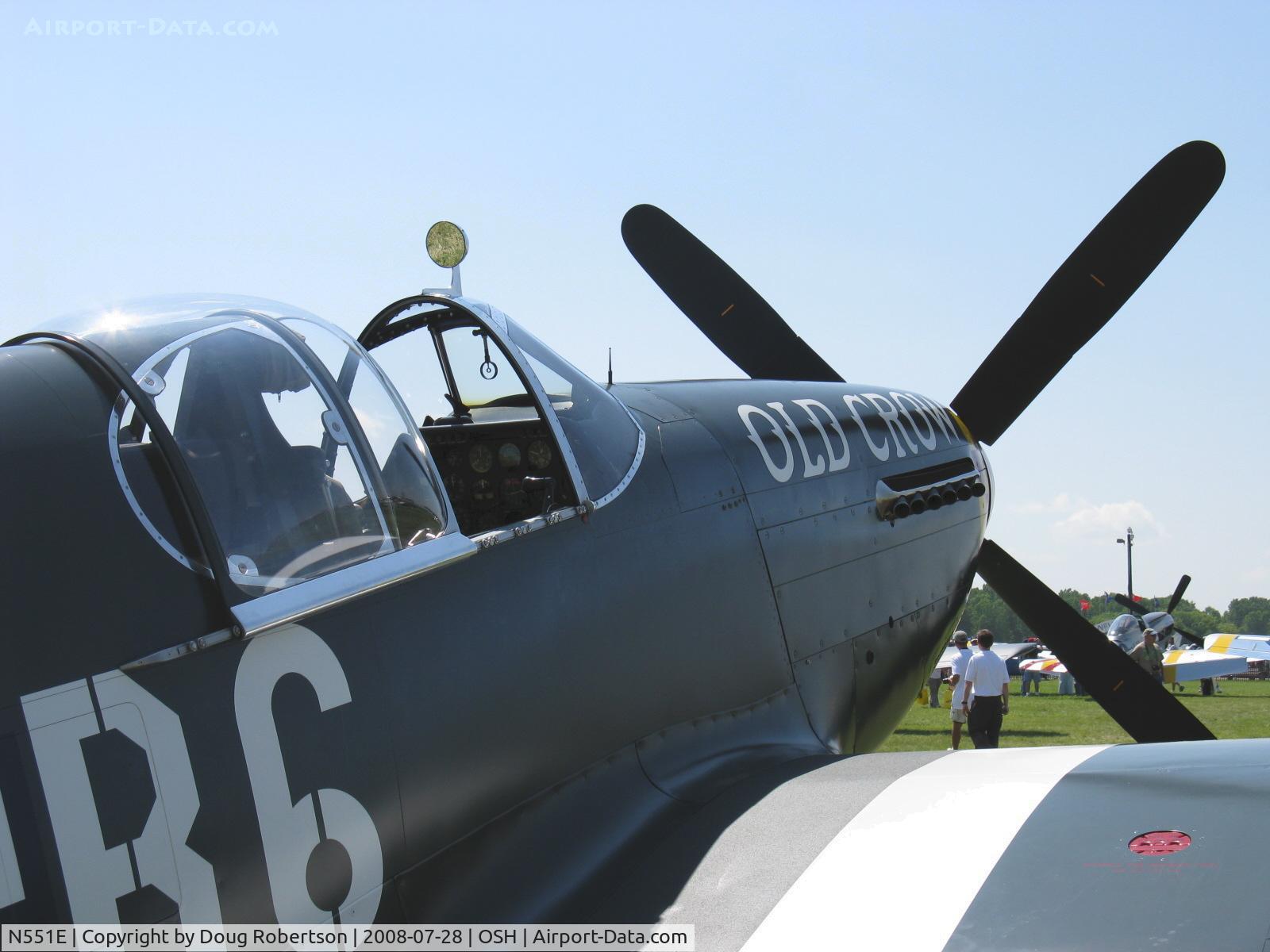 N551E, 1943 North American P-51B-1NA Mustang C/N 102-24700, North American P-51B MUSTANG 'Old Crow', custom cowling