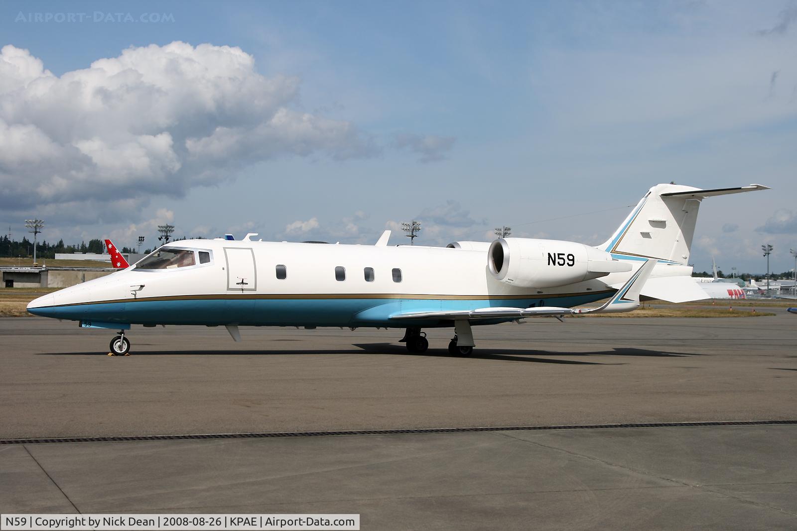 N59, 1996 Learjet Inc 60 C/N 080, FAA flight check