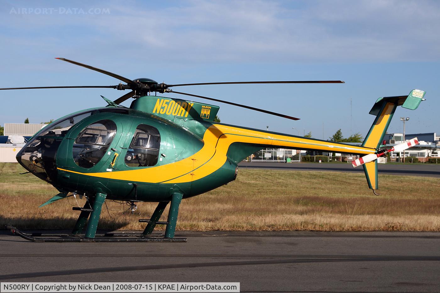 N500RY, 1988 McDonnell Douglas 500-E C/N 0311E, Visitor