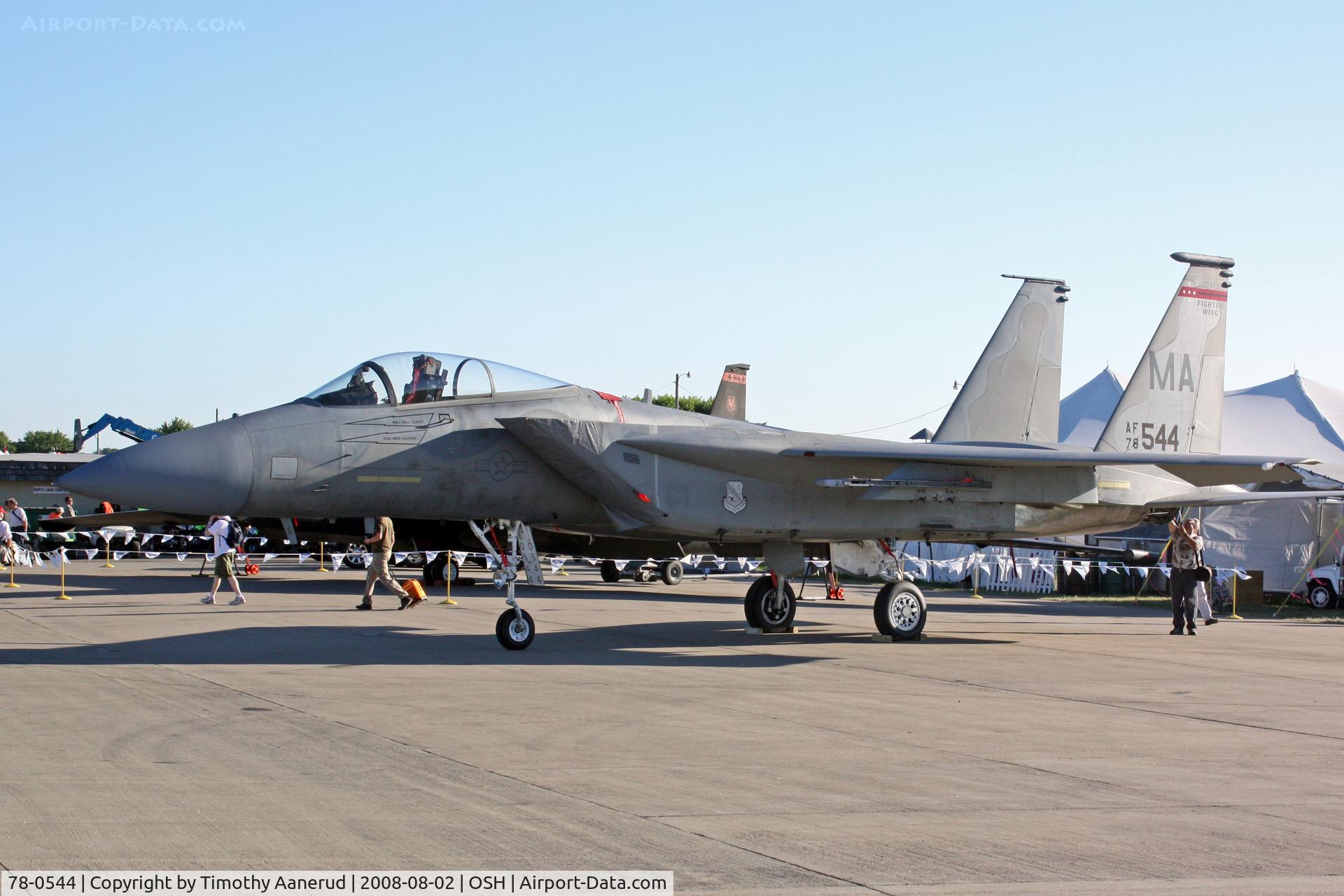 78-0544, McDonnell Douglas F-15C Eagle C/N 0535/C077, EAA AirVenture 2008