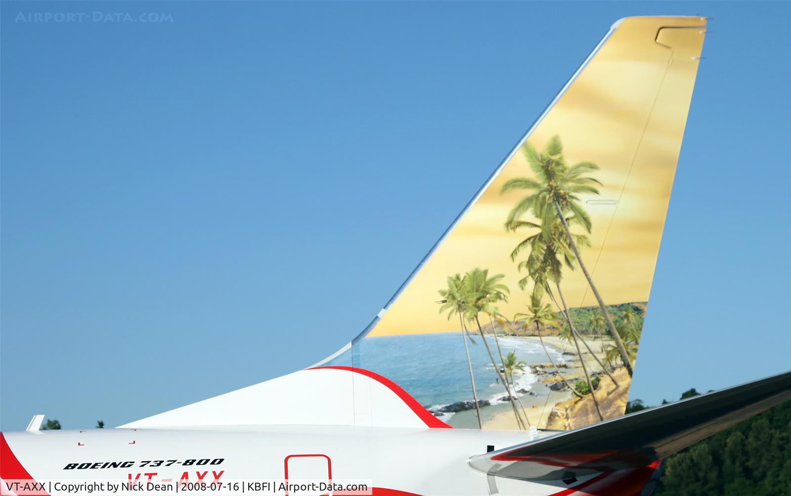 VT-AXX, 2008 Boeing 737-8HG C/N 36336/2672, Test flight