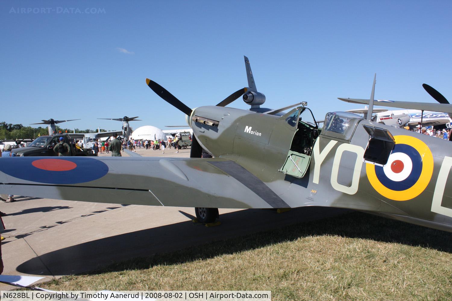 N628BL, 1942 Supermarine Spitfire Vb C/N CBAF.1660, EAA AirVenture 2008