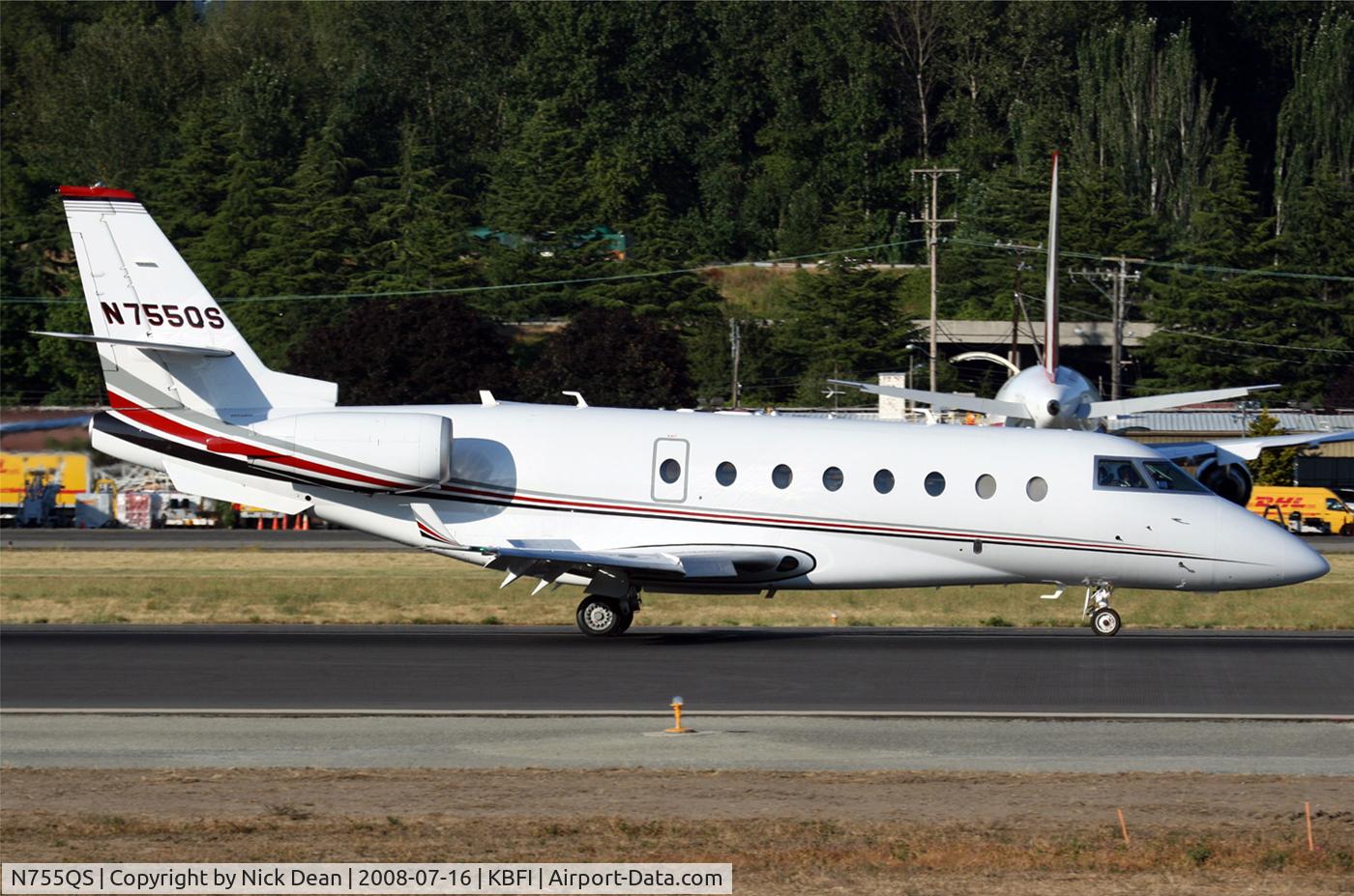 N755QS, 2007 Israel Aircraft Industries Gulfstream 200 C/N 168, Visitor