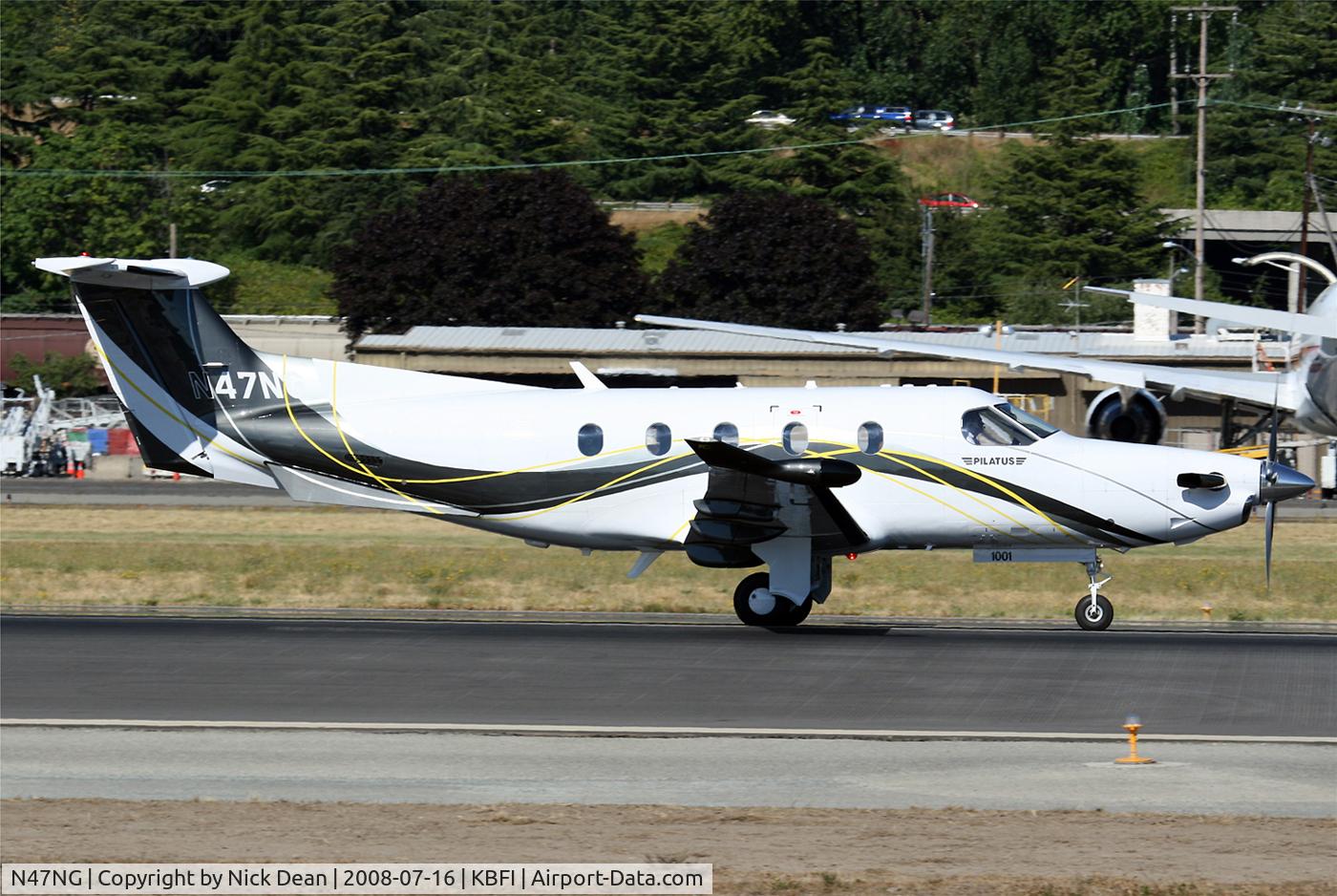 N47NG, 2007 Pilatus PC-12/47E C/N 1001, Visitor
