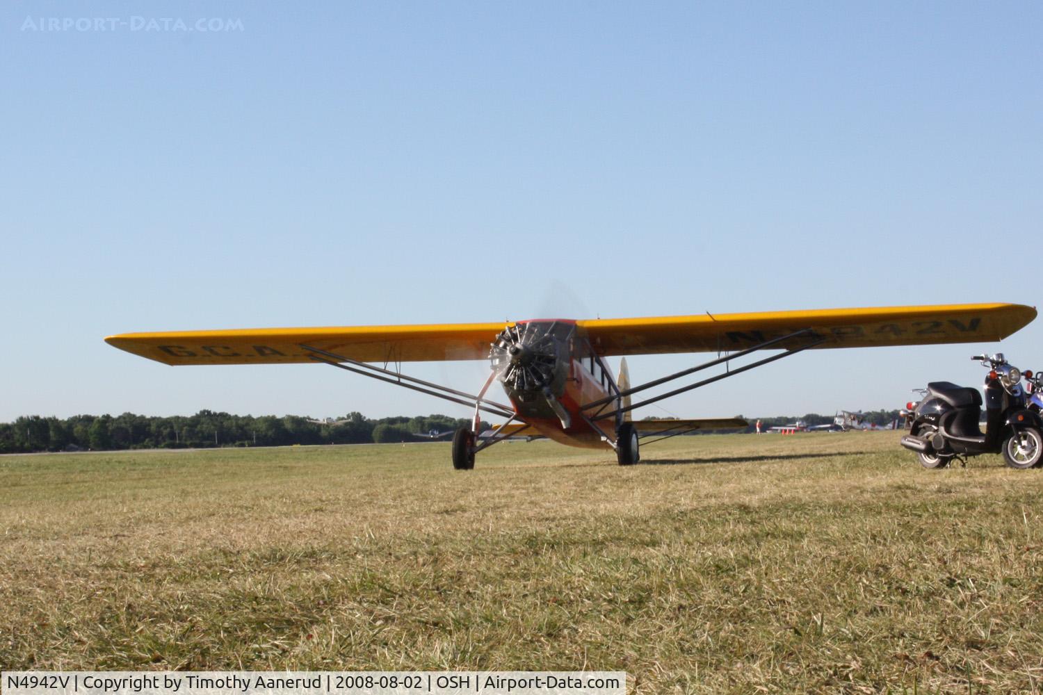 N4942V, 1929 Curtiss-Wright Travel Air A-6000-A C/N 1040, EAA AirVenture 2008