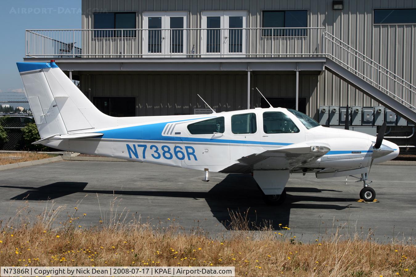 N7386R, 1974 Beech 95-B55 (T42A) Baron C/N TC-1729, Based