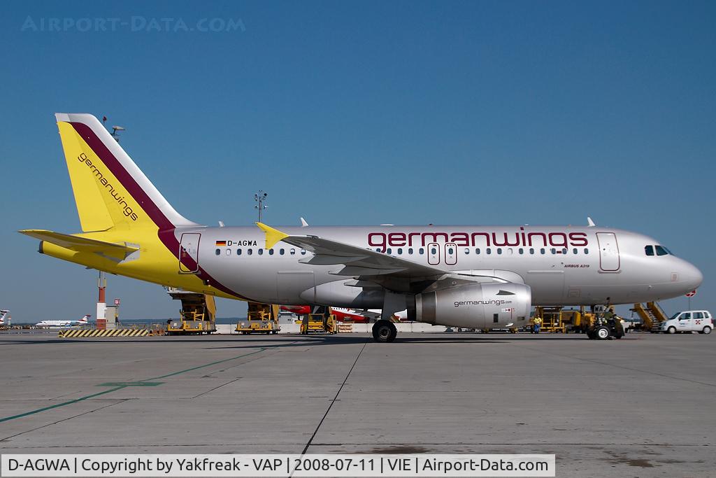 D-AGWA, 2006 Airbus A319-132 C/N 2813, Germanwings Airbus 319