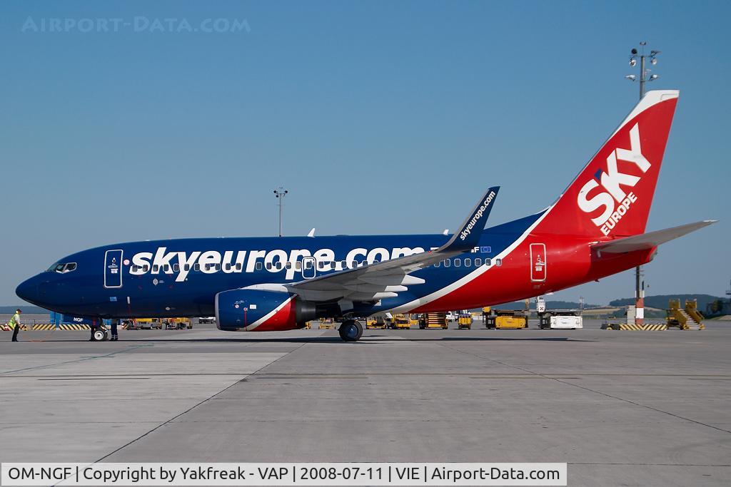 OM-NGF, 2006 Boeing 737-76N C/N 32680, Skyeurope Boeing 737-700