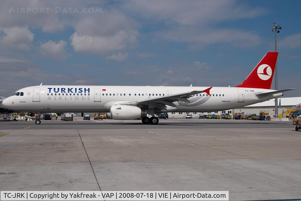 TC-JRK, 2008 Airbus A321-231 C/N 3525, Turkish Airlines Airbus 321