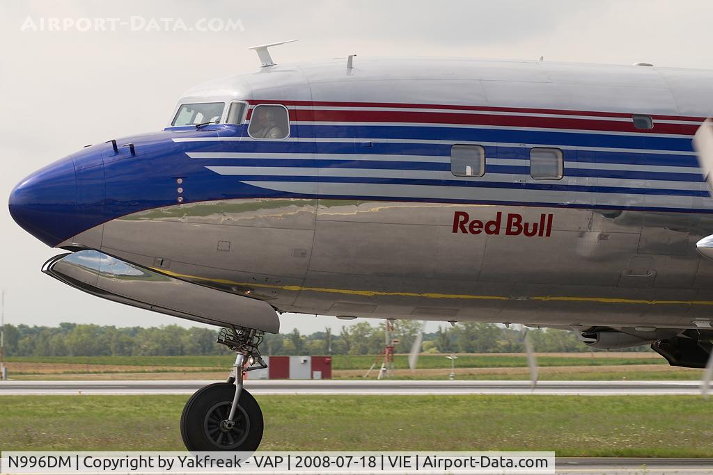 N996DM, 1958 Douglas DC-6B C/N 45563, Red Bull DC6