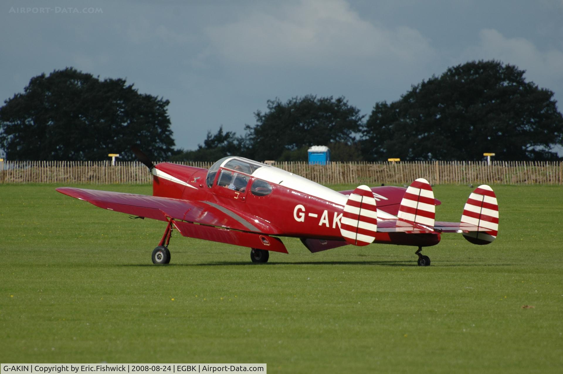 G-AKIN, 1947 Miles M38 Messenger 2A C/N 6728, 1. G-AKIN at Sywell Airshow 24 Aug 2008