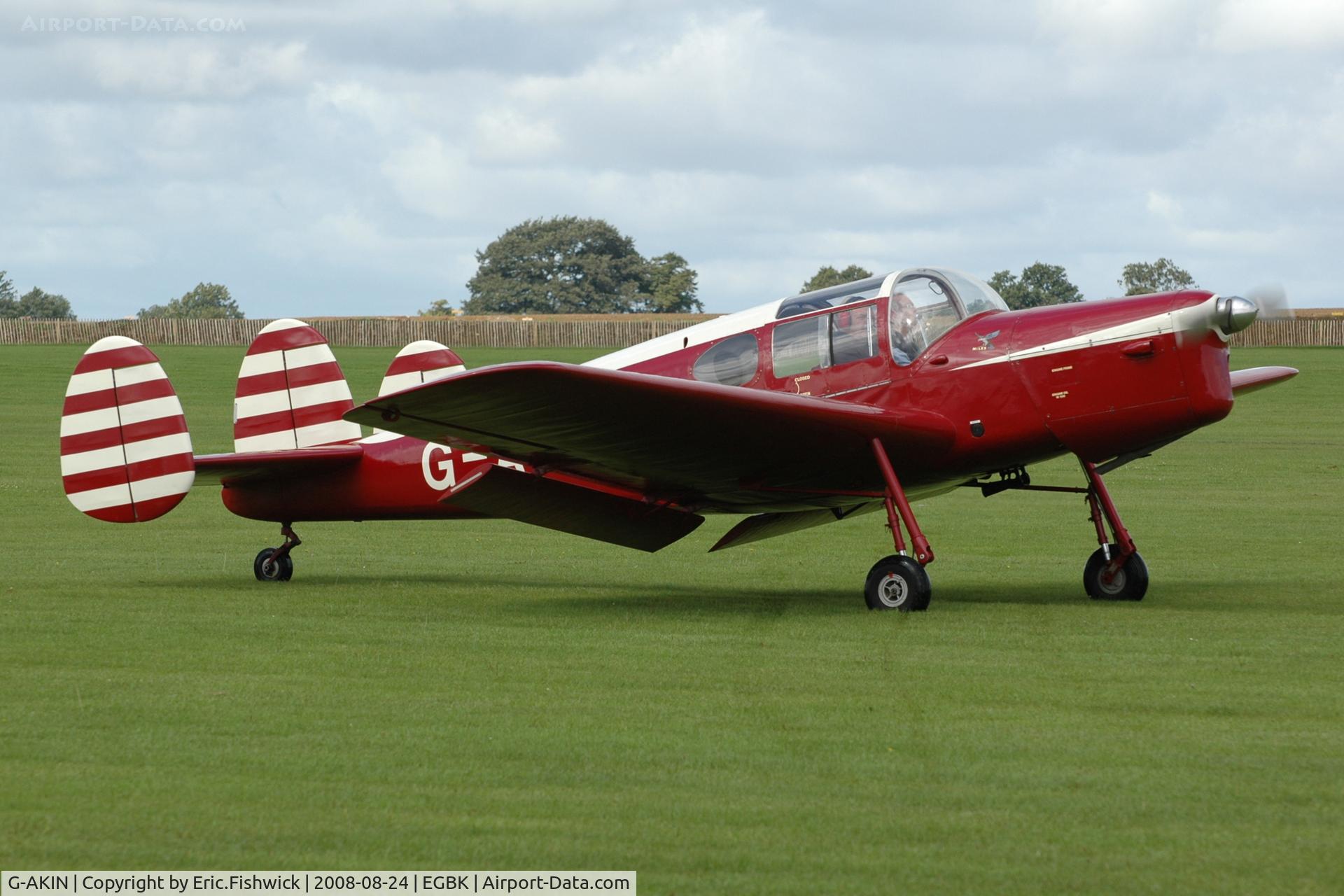 G-AKIN, 1947 Miles M38 Messenger 2A C/N 6728, 3. G-AKIN at Sywell Airshow 24 Aug 2008