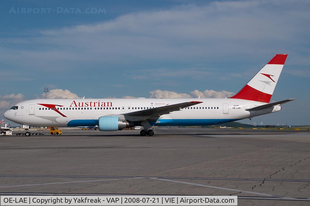 OE-LAE, 2000 Boeing 767-3Z9/ER C/N 30383, Austrian Airlines Boeing 767-300