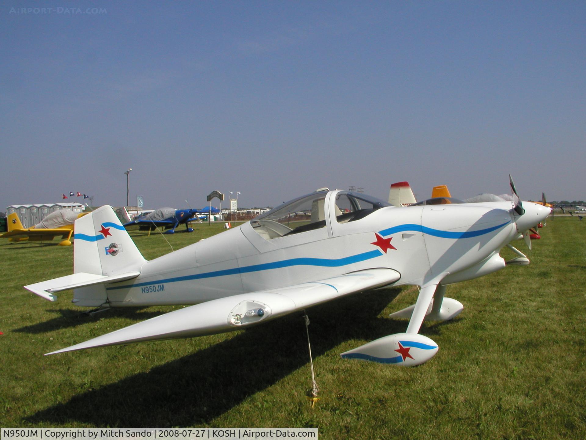 N950JM, 1997 Vans RV-6A C/N 24950, EAA AirVenture 2008.