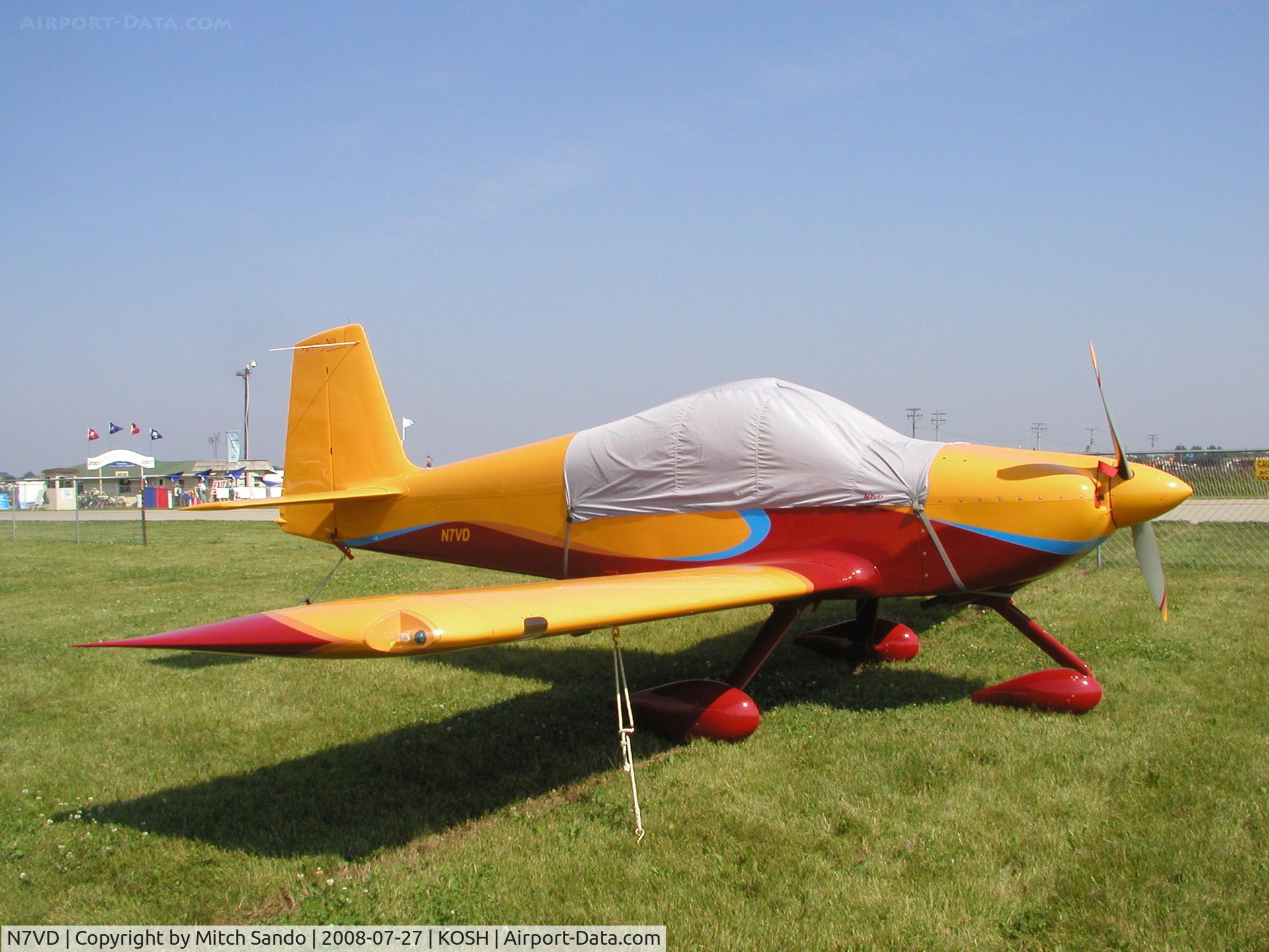 N7VD, 2004 Vans RV-7A C/N 71097, EAA AirVenture 2008.