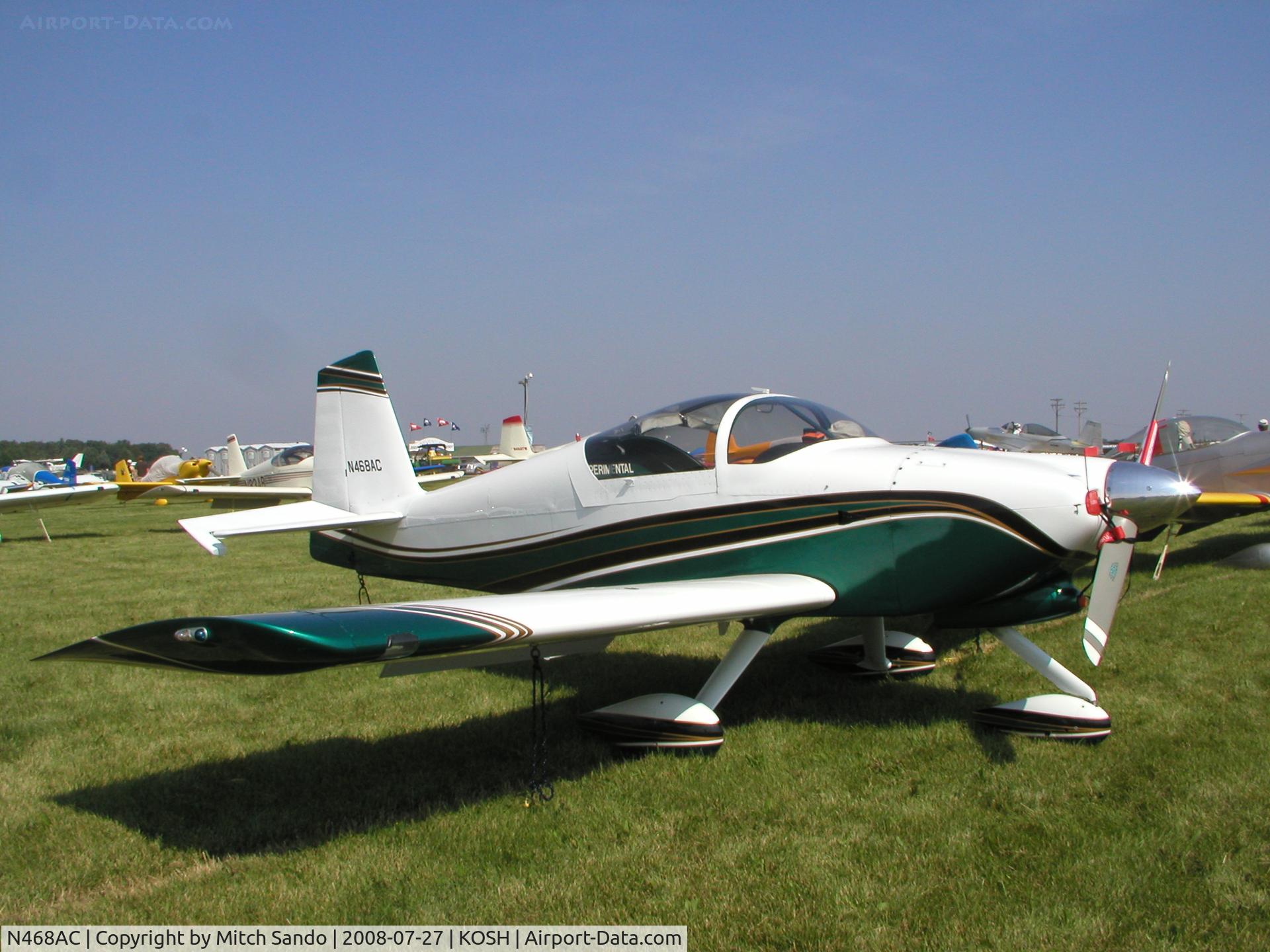 N468AC, 2004 Vans RV-6A C/N 60573, EAA AirVenture 2008.