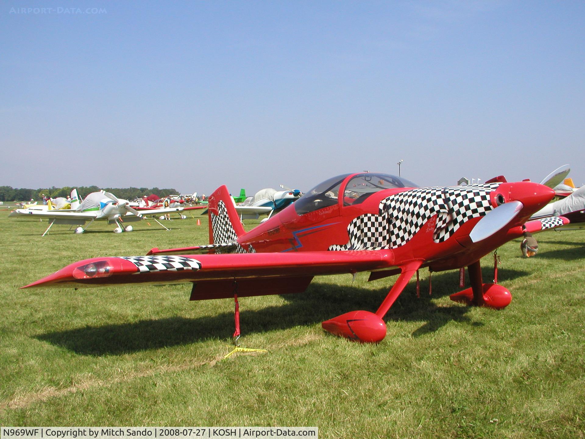 N969WF, 1998 Vans RV-6 C/N 60151, EAA AirVenture 2008.