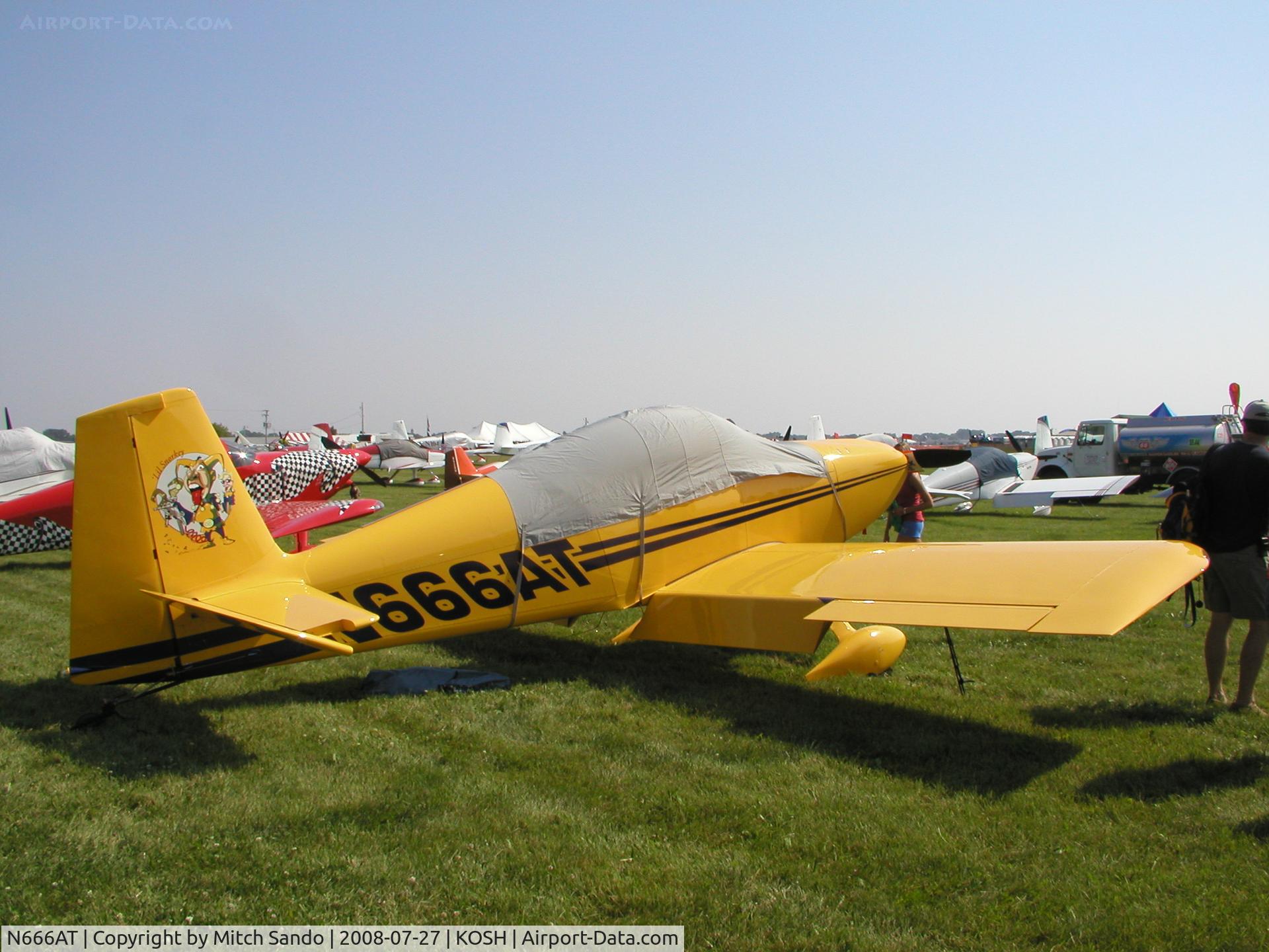 N666AT, 2007 Vans RV-8 C/N 81264, EAA AirVenture 2008.
