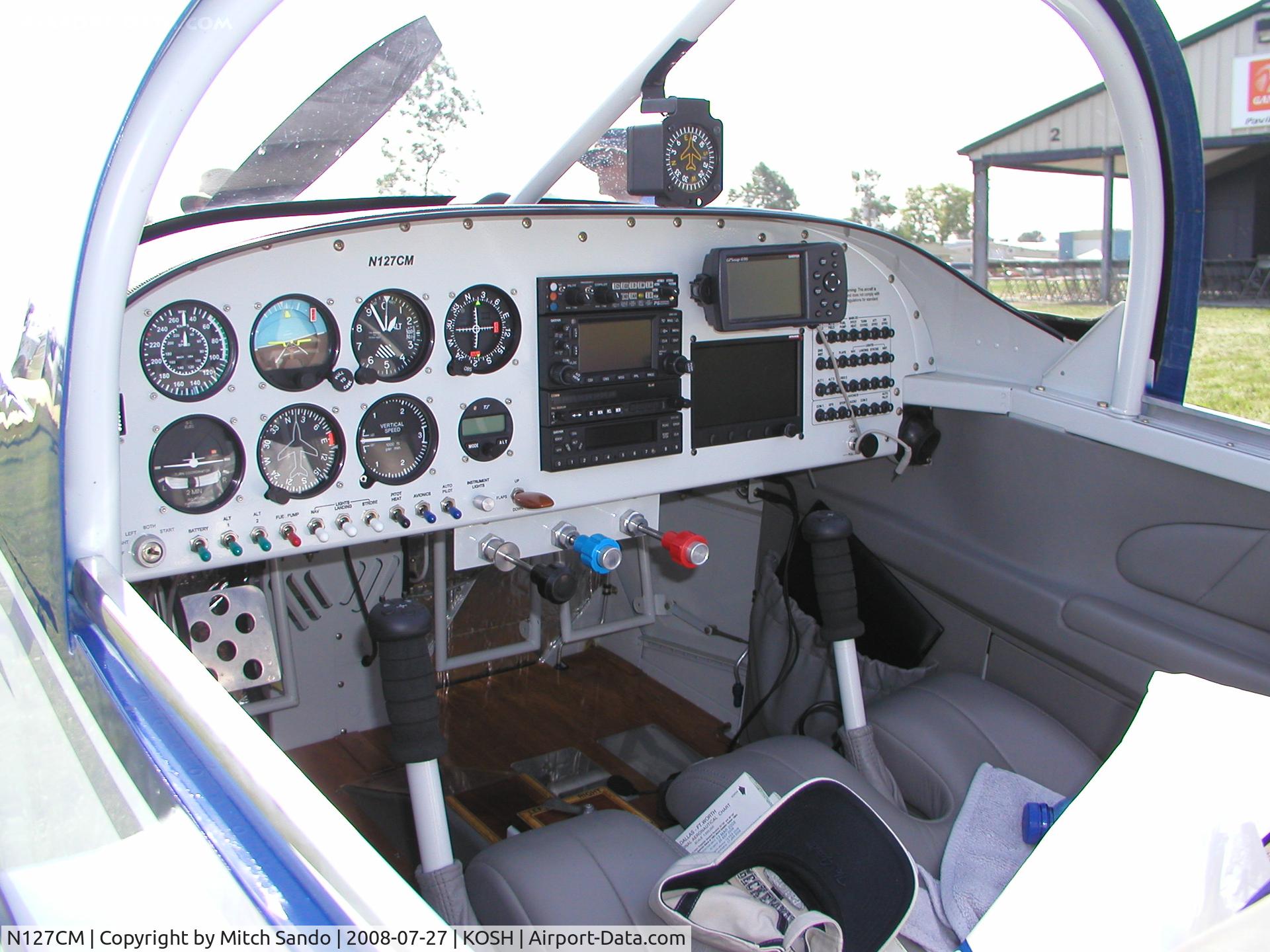 N127CM, 2006 Vans RV-7 C/N 70293, EAA AirVenture 2008.