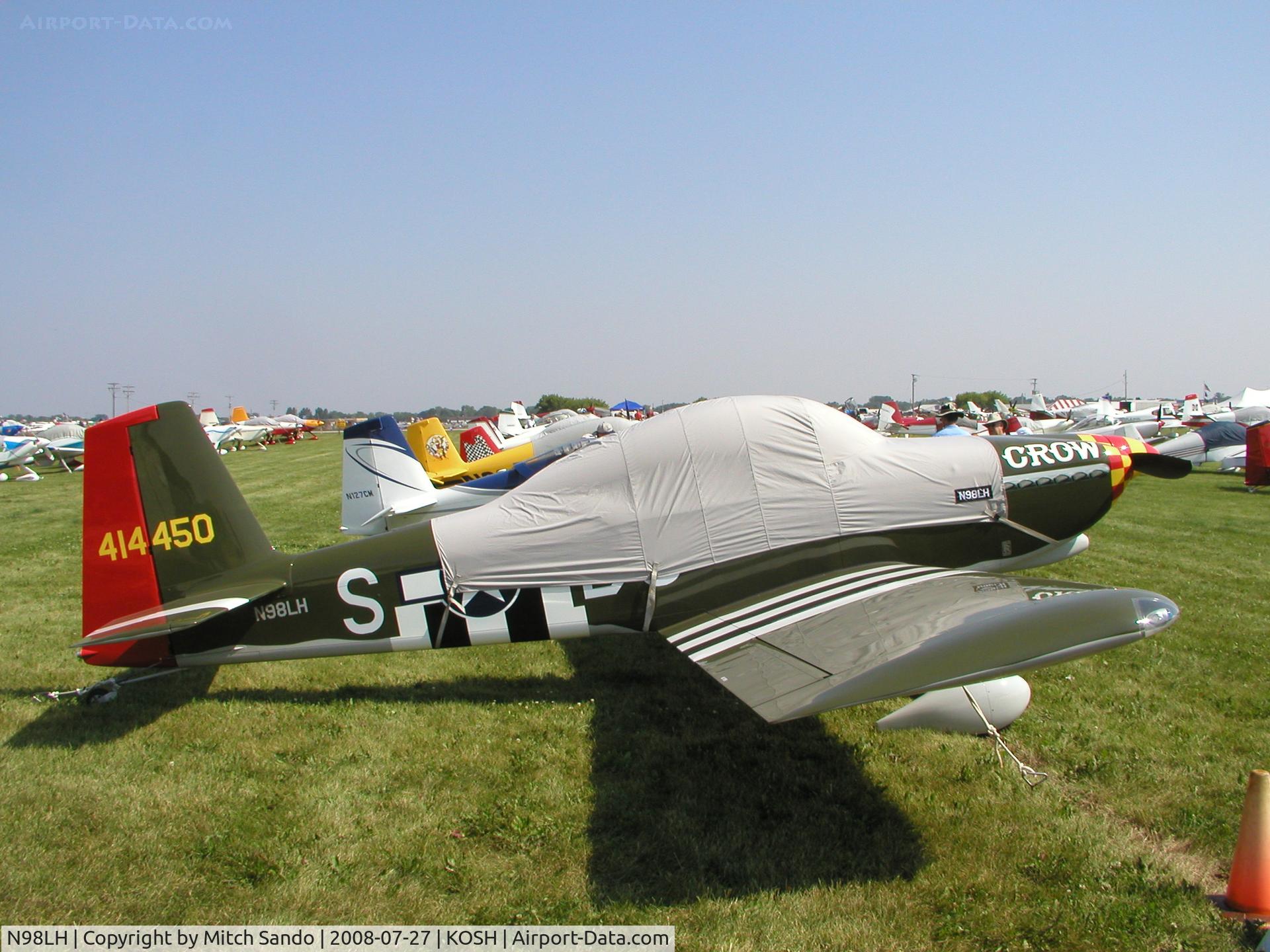 N98LH, 2007 Vans RV-8 C/N 82054, EAA AirVenture 2008.