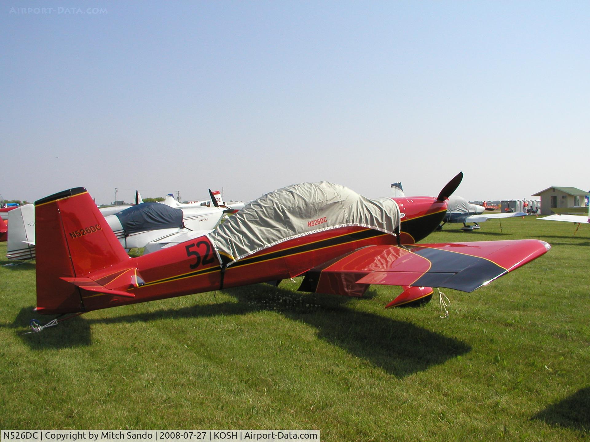 N526DC, 2006 Vans RV-8 C/N 82032, EAA AirVenture 2008.