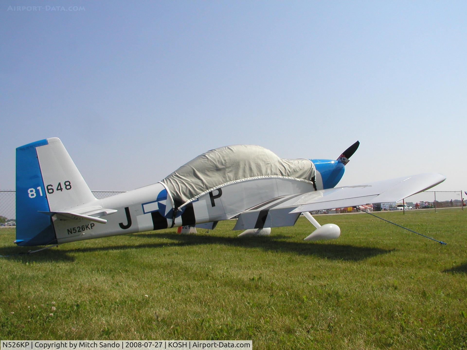 N526KP, 2007 Vans RV-8 C/N 81648, EAA AirVenture 2008.