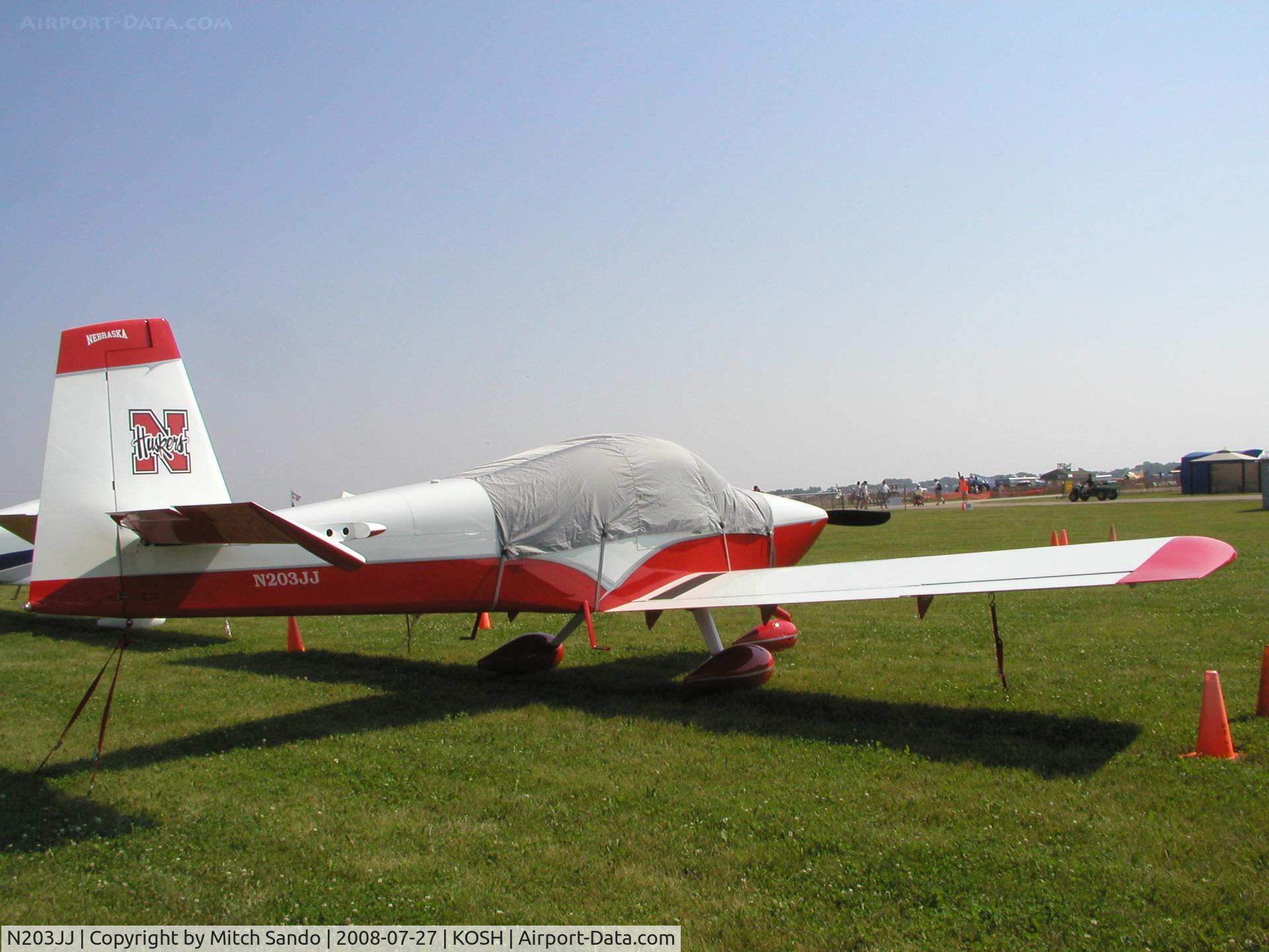 N203JJ, 2006 Vans RV-10 C/N 40290, EAA AirVenture 2008.