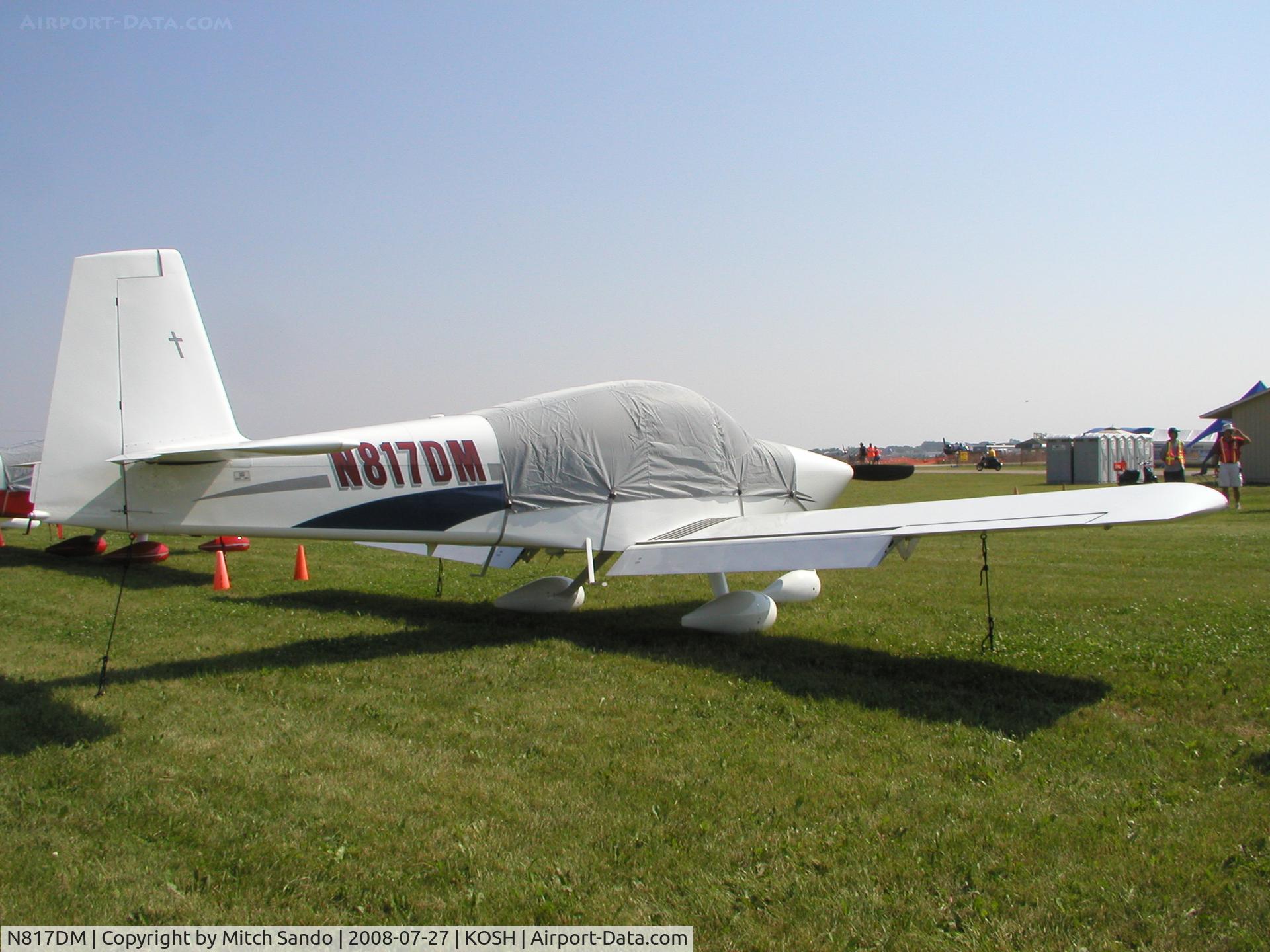 N817DM, 2007 Vans RV-10 C/N 40401, EAA AirVenture 2008.