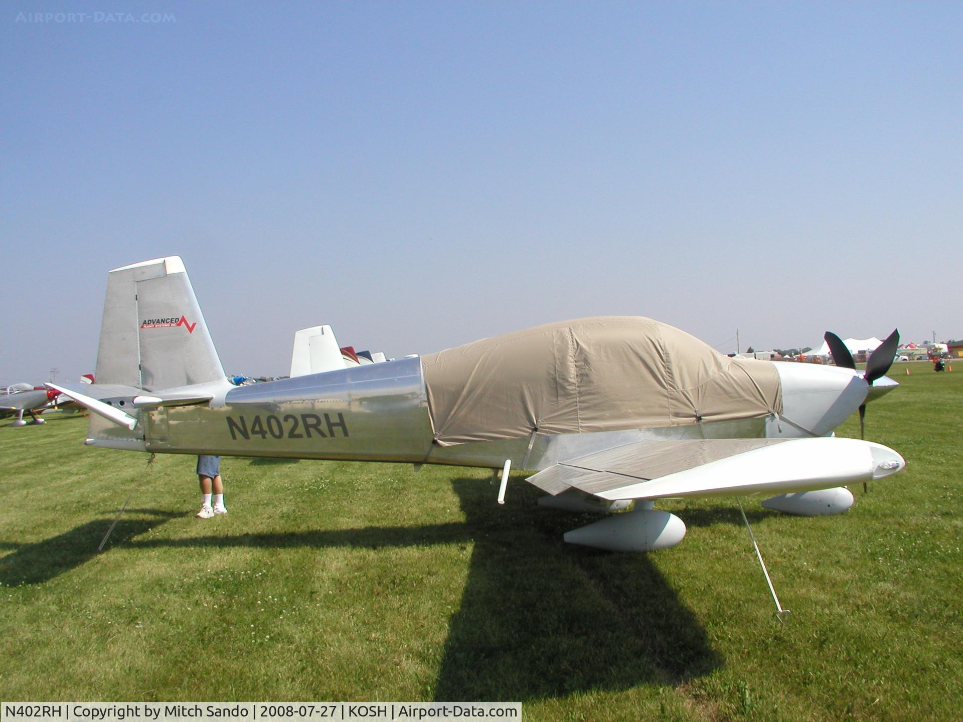 N402RH, 2008 Vans RV-10 C/N 40204, EAA AirVenture 2008.