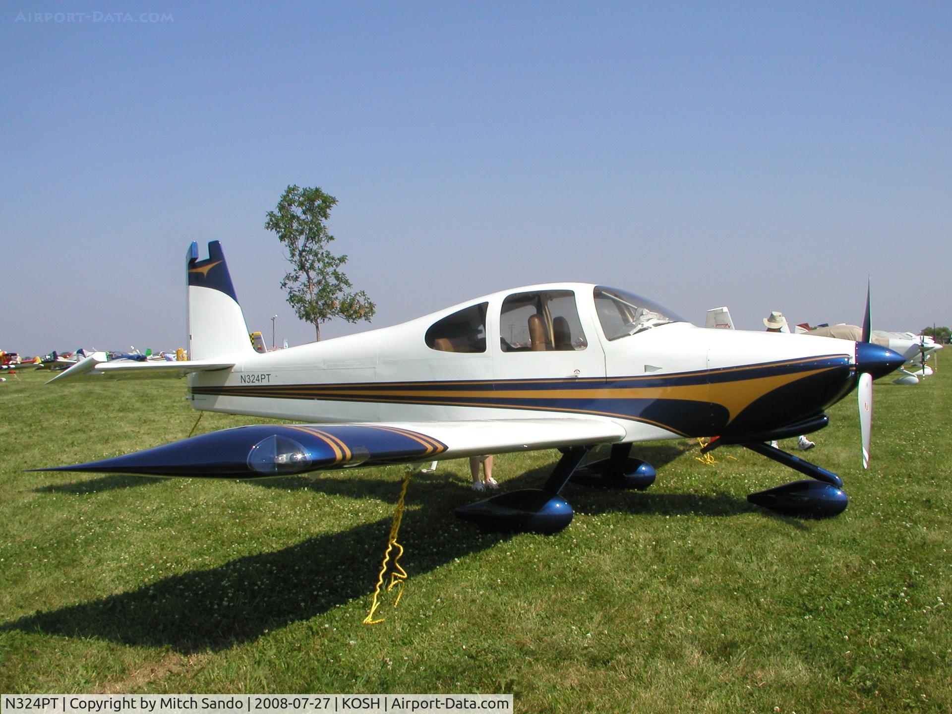 N324PT, 2007 Vans RV-10 C/N 40081, EAA AirVenture 2008.