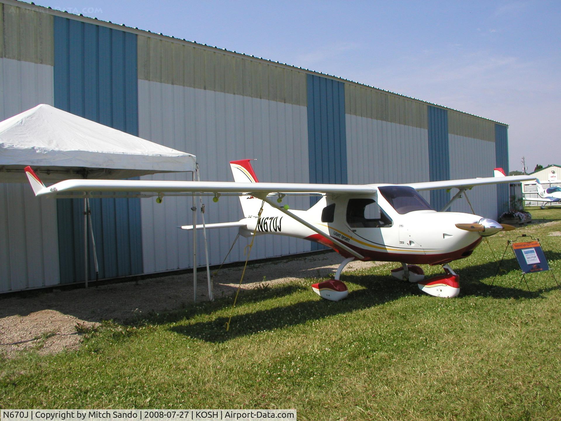 N670J, 2008 Jabiru J170-SP C/N 186, EAA AirVenture 2008.