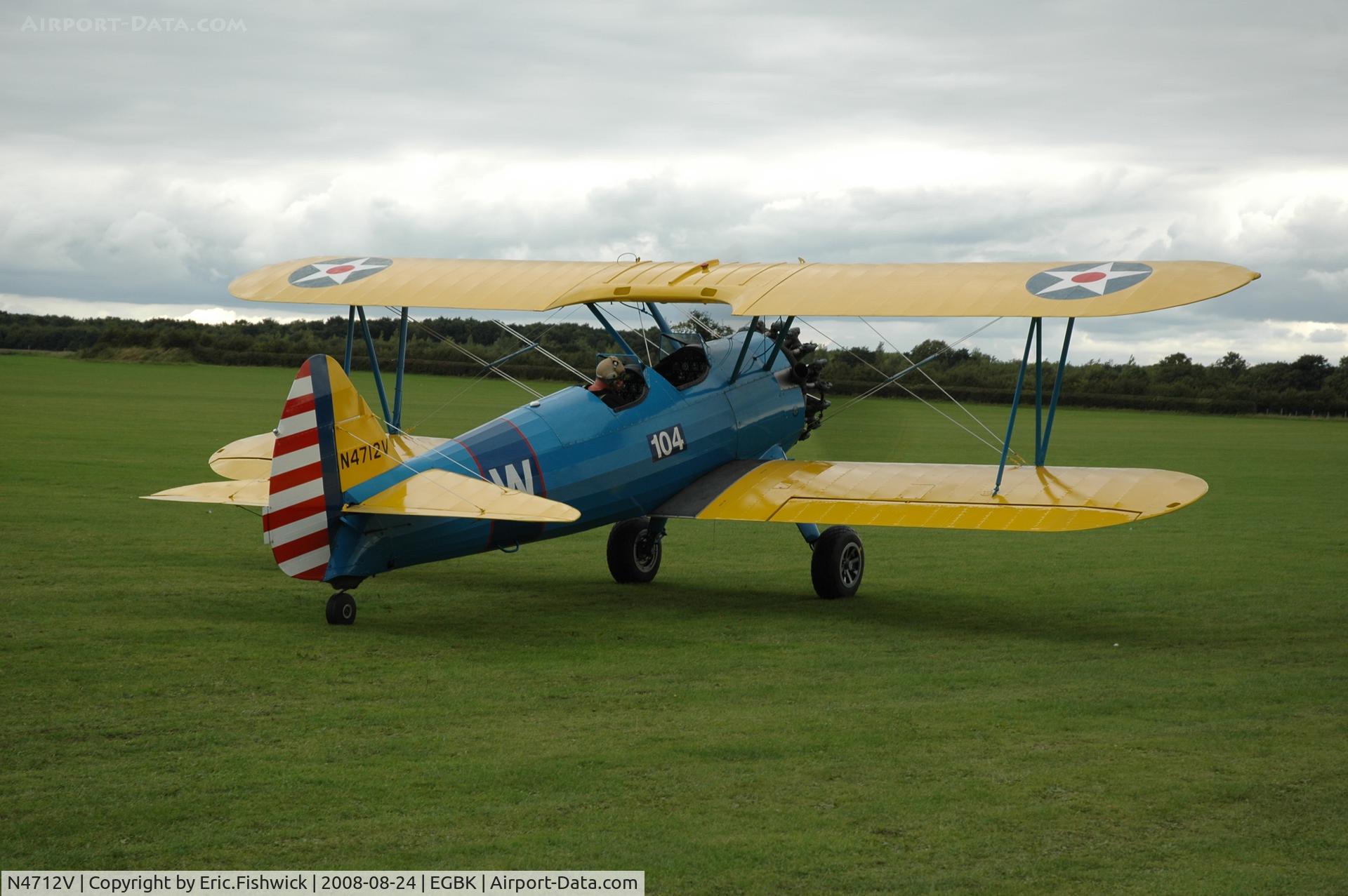 N4712V, 1949 Boeing E75 C/N 75-5094, 2. N4712V at Sywell Airshow 24 Aug 2008