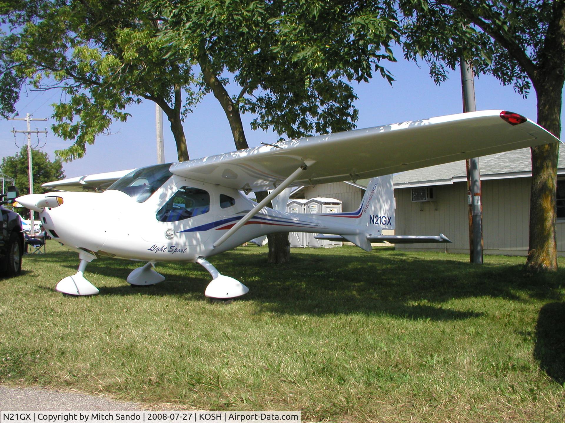 N21GX, 2008 Remos GX C/N 260, EAA AirVenture 2008.