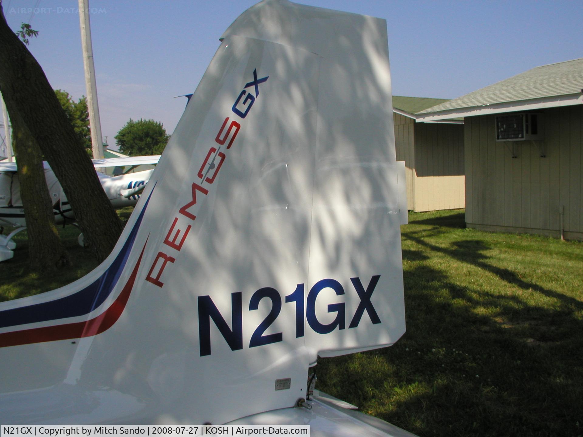 N21GX, 2008 Remos GX C/N 260, EAA AirVenture 2008.