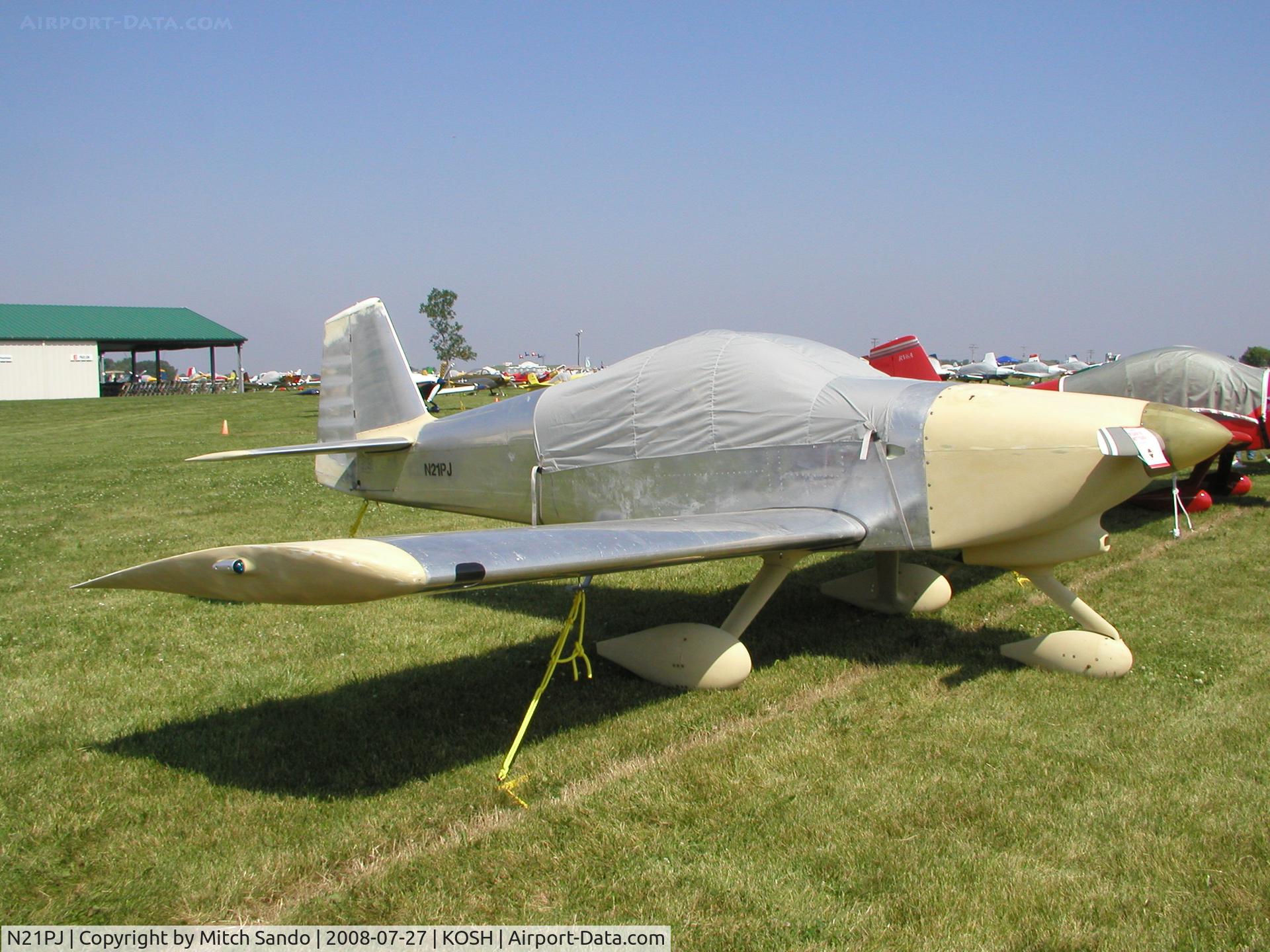 N21PJ, 2007 Vans RV-6A C/N 60348, EAA AirVenture 2008.