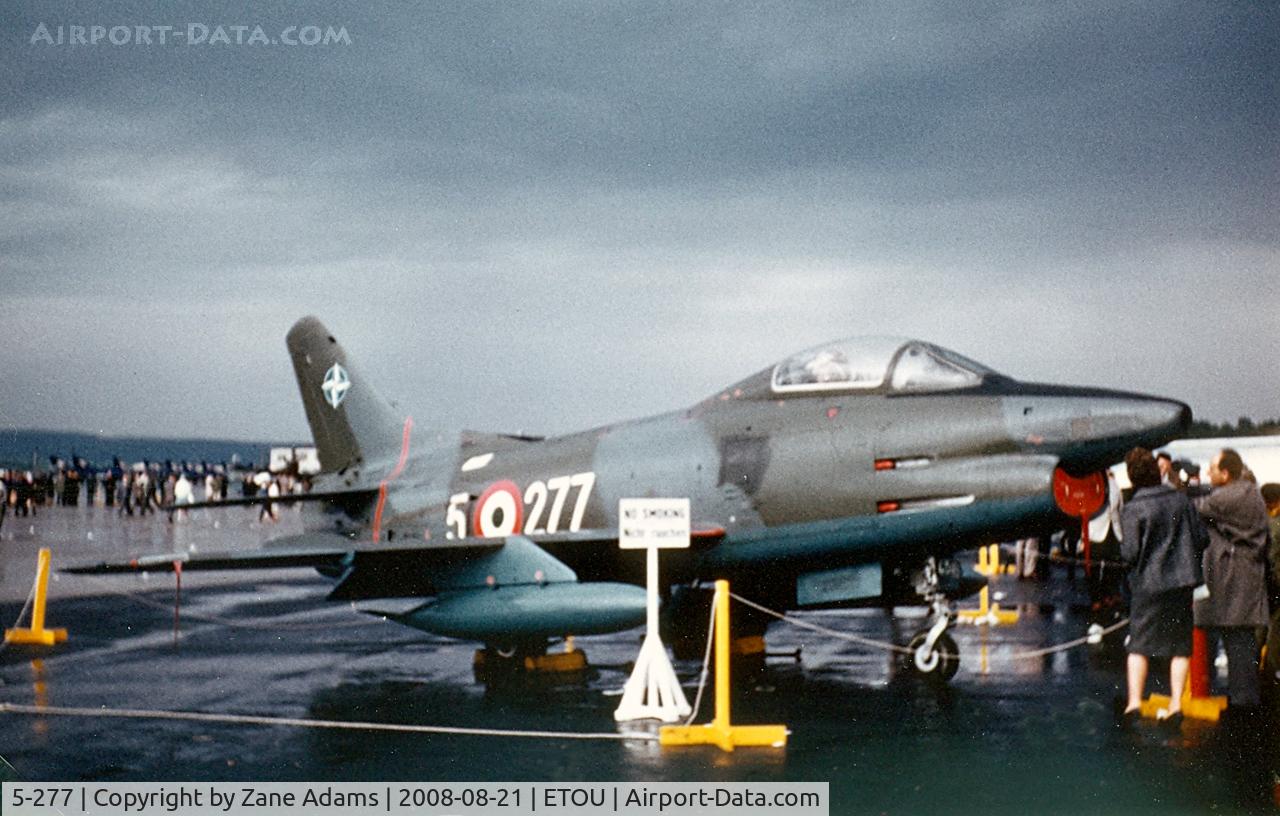 5-277, Fiat G-91R/3 C/N Not found 5-277, Aeritalia/Fiat G.91R3 at Weisbaden Airshow @ 1961