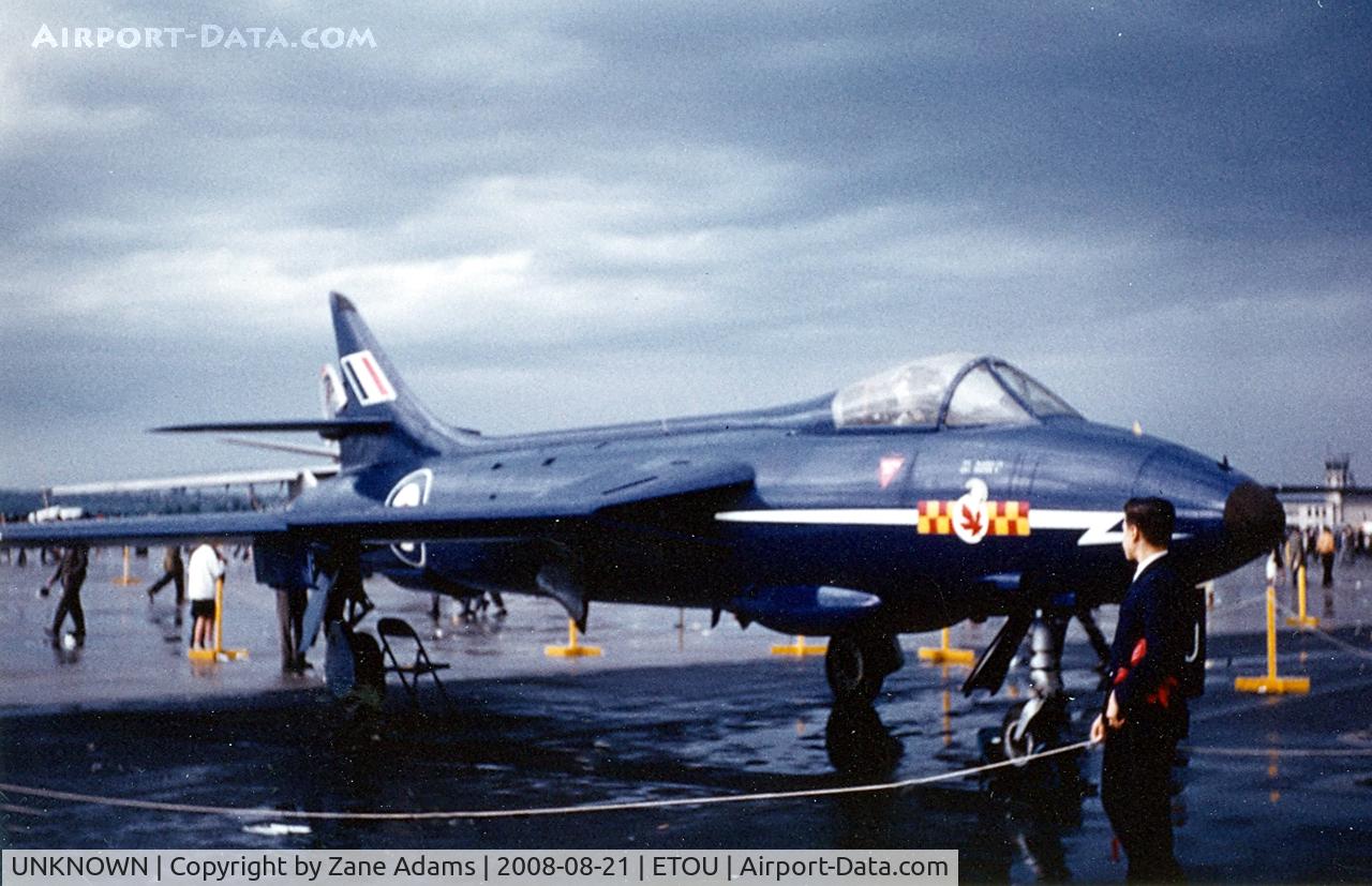 UNKNOWN, , British Hawker Hunter at Wiesbaden Airshow @ 1961