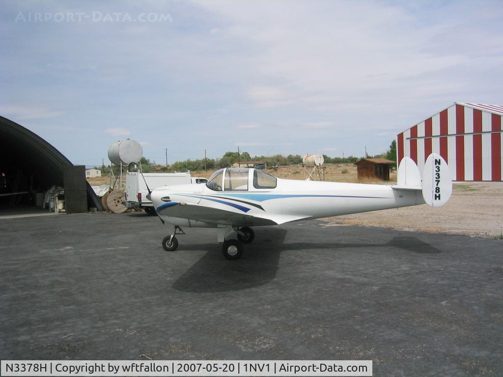 N3378H, 1946 Erco 415D Ercoupe C/N 4003, at Fallon Southwest Airpark